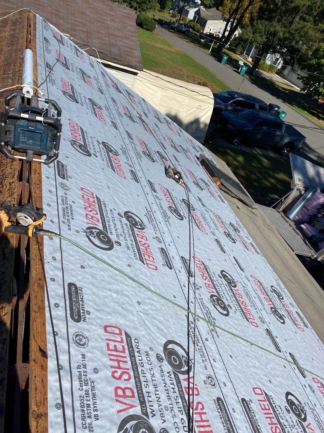 Residential Roofing Installation using Owens Corning TruDefinition Duration Onyx Black by A Plus Exterior