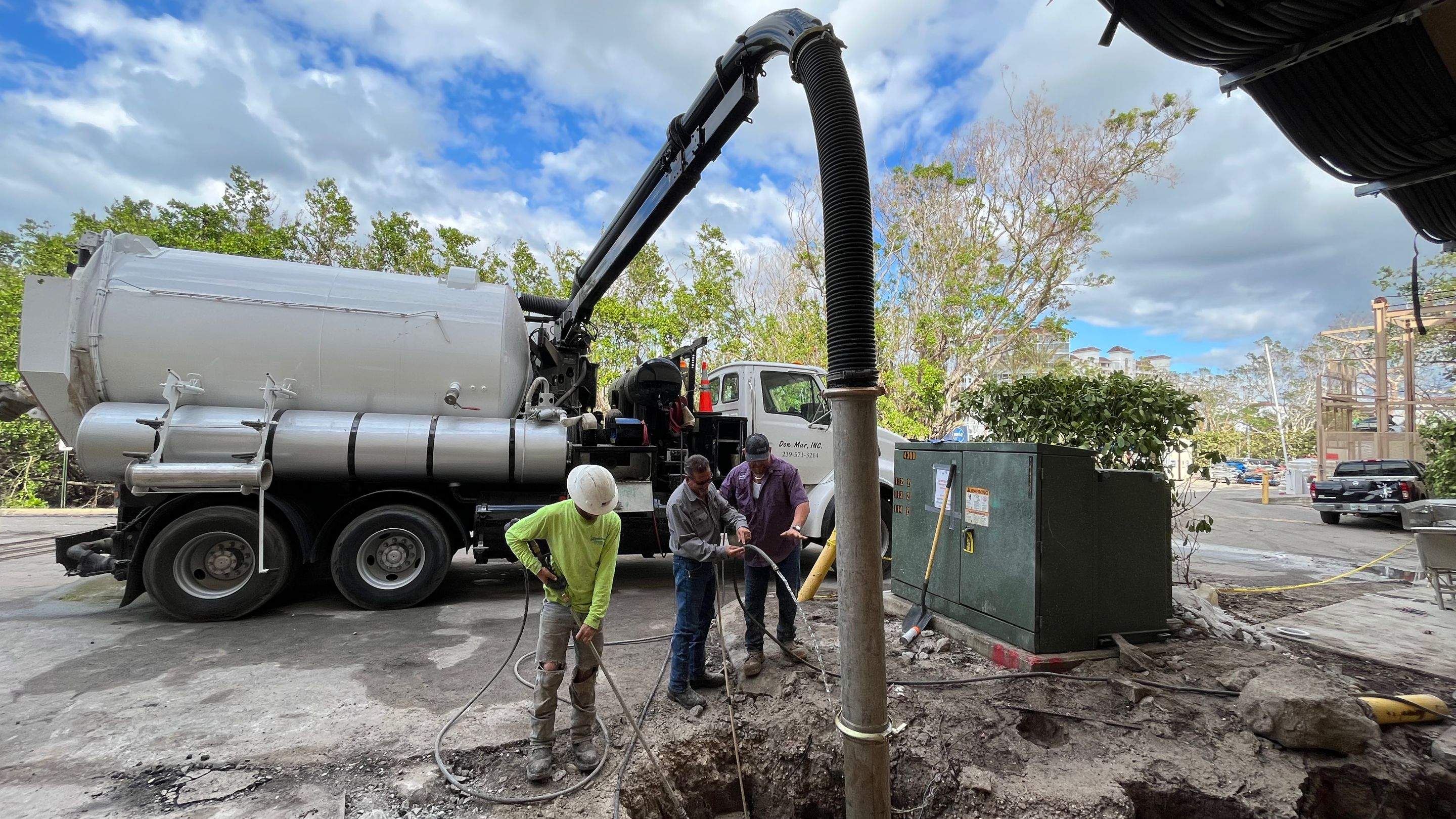 Ritz-Carlton North Service Road Daylighting by Don Mar, Inc. Storm Water Solutions