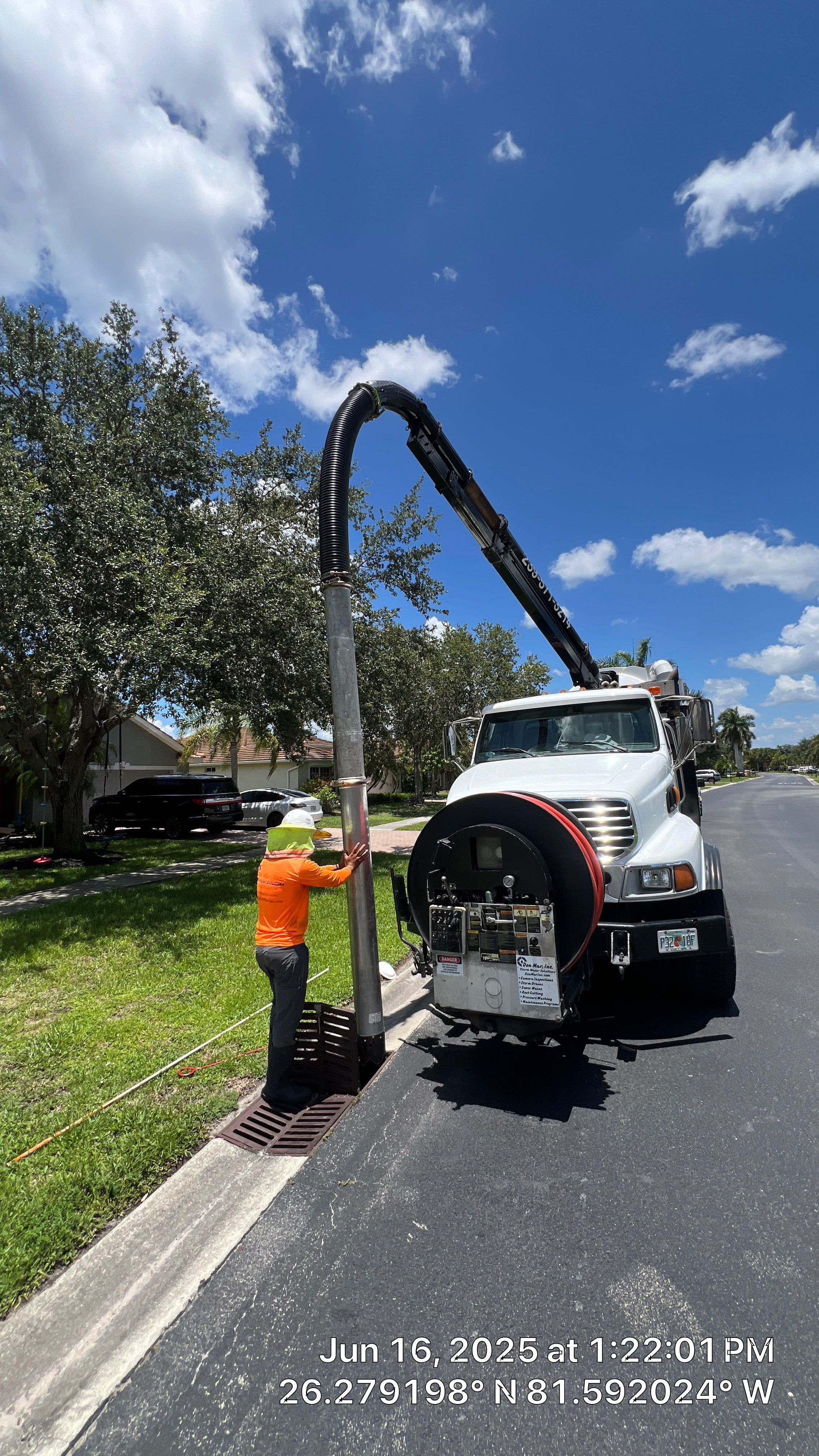 Naples Association Stormwater System Cleaning by Don Mar, Inc. Storm Water Solutions