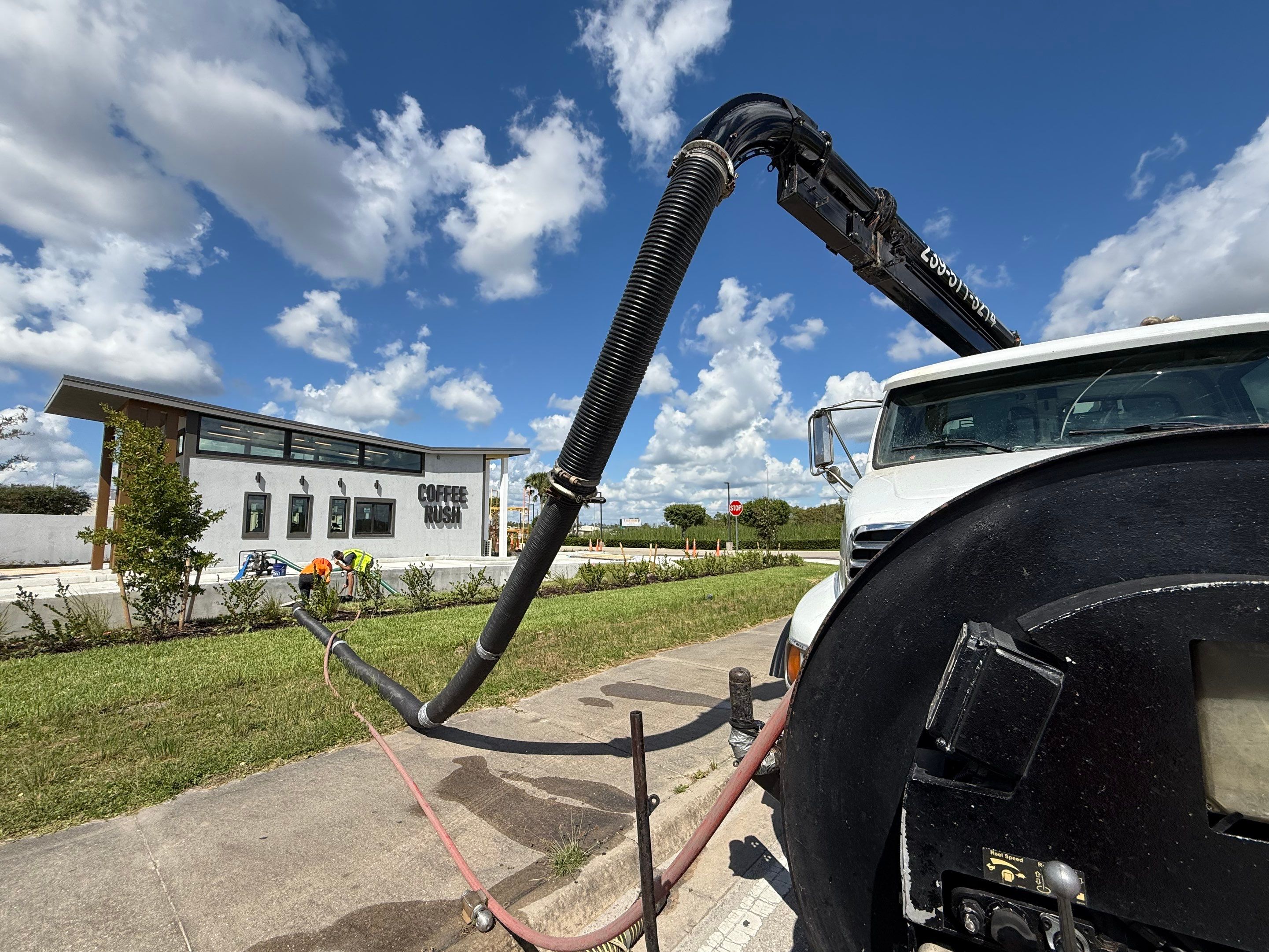 Coffee Rush Fort Myers with PRS by Don Mar, Inc. Storm Water Solutions