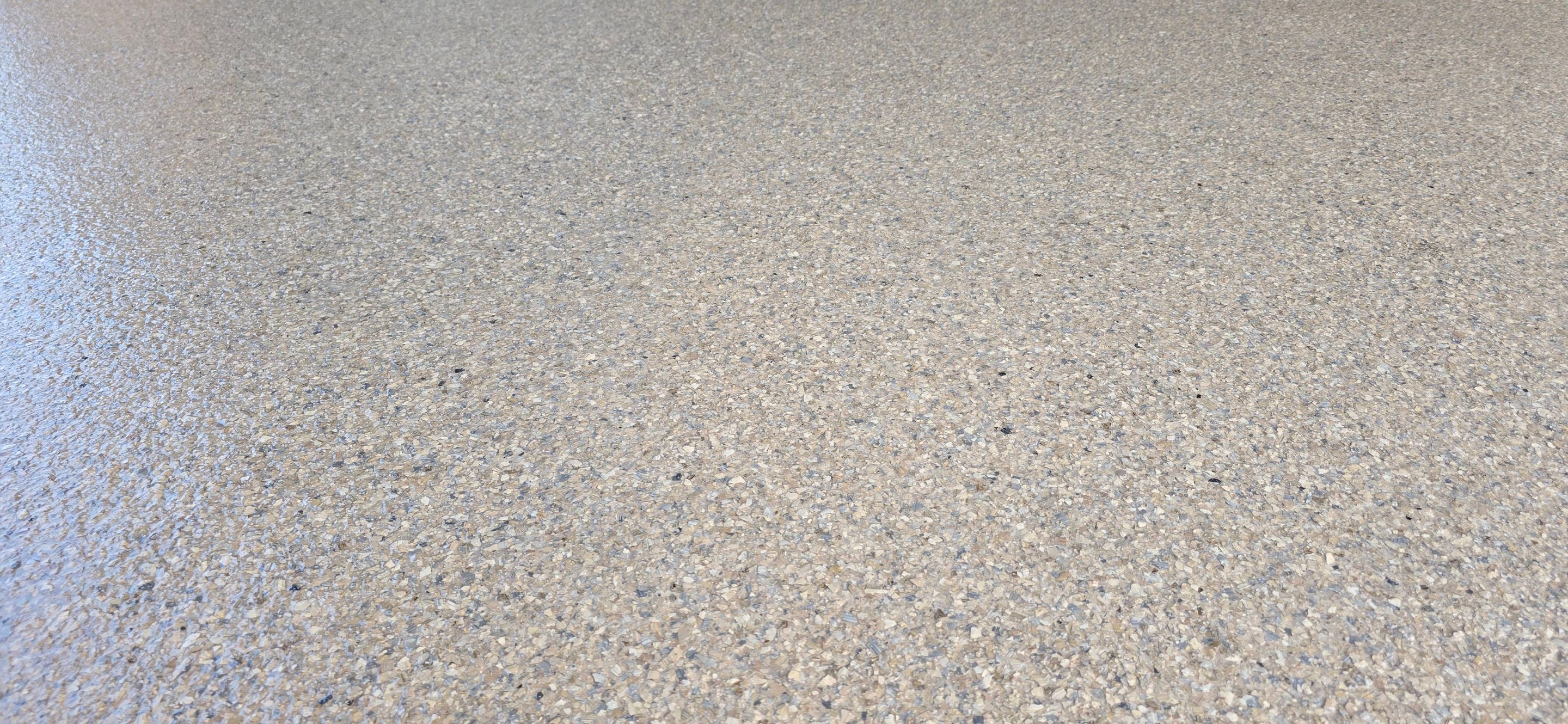 Back Patio using Obsidian by Elite Floor Solutions