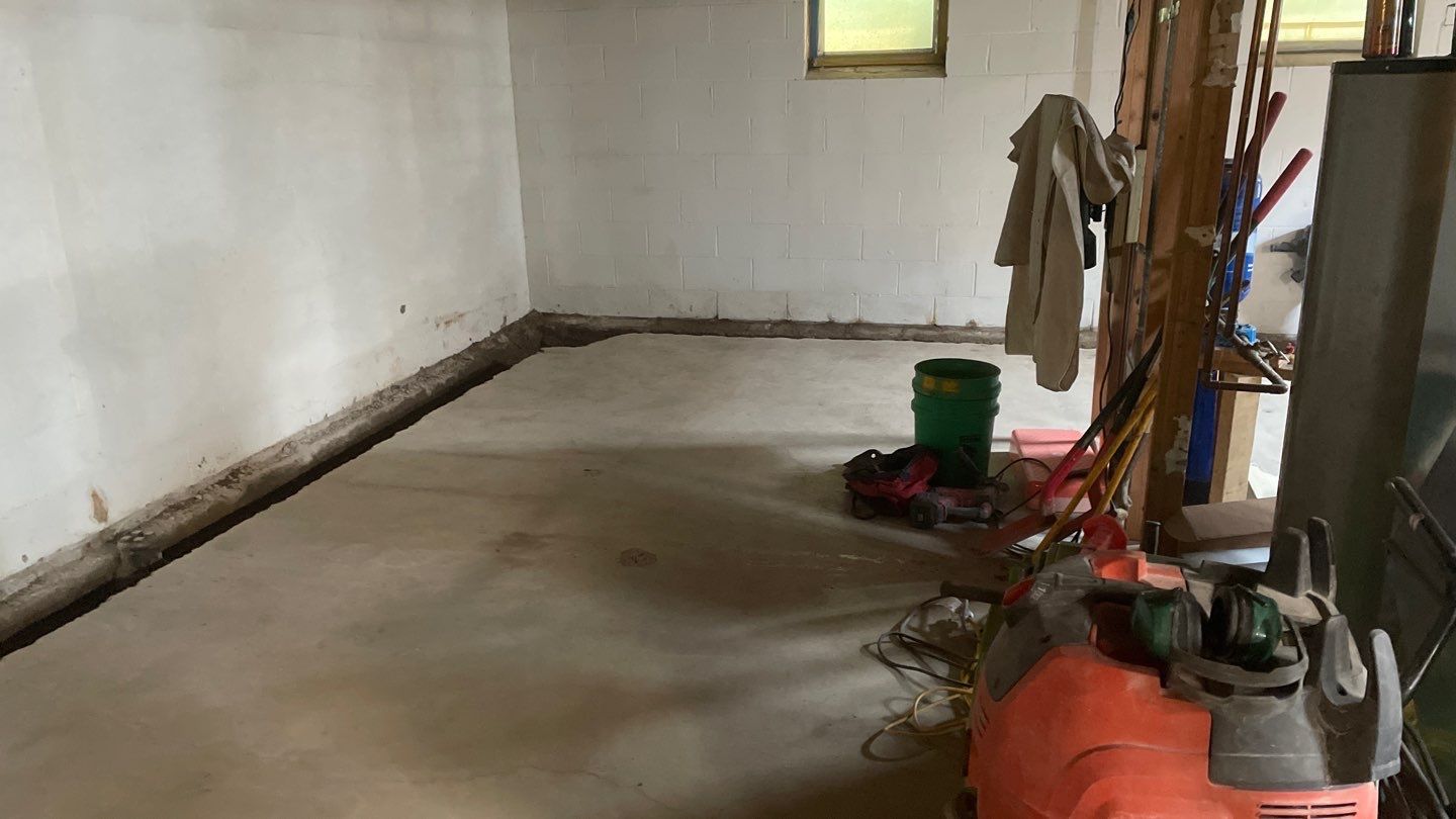 Tying Into an Existing Drain Tile System for Alec by Waterproofing Northeast