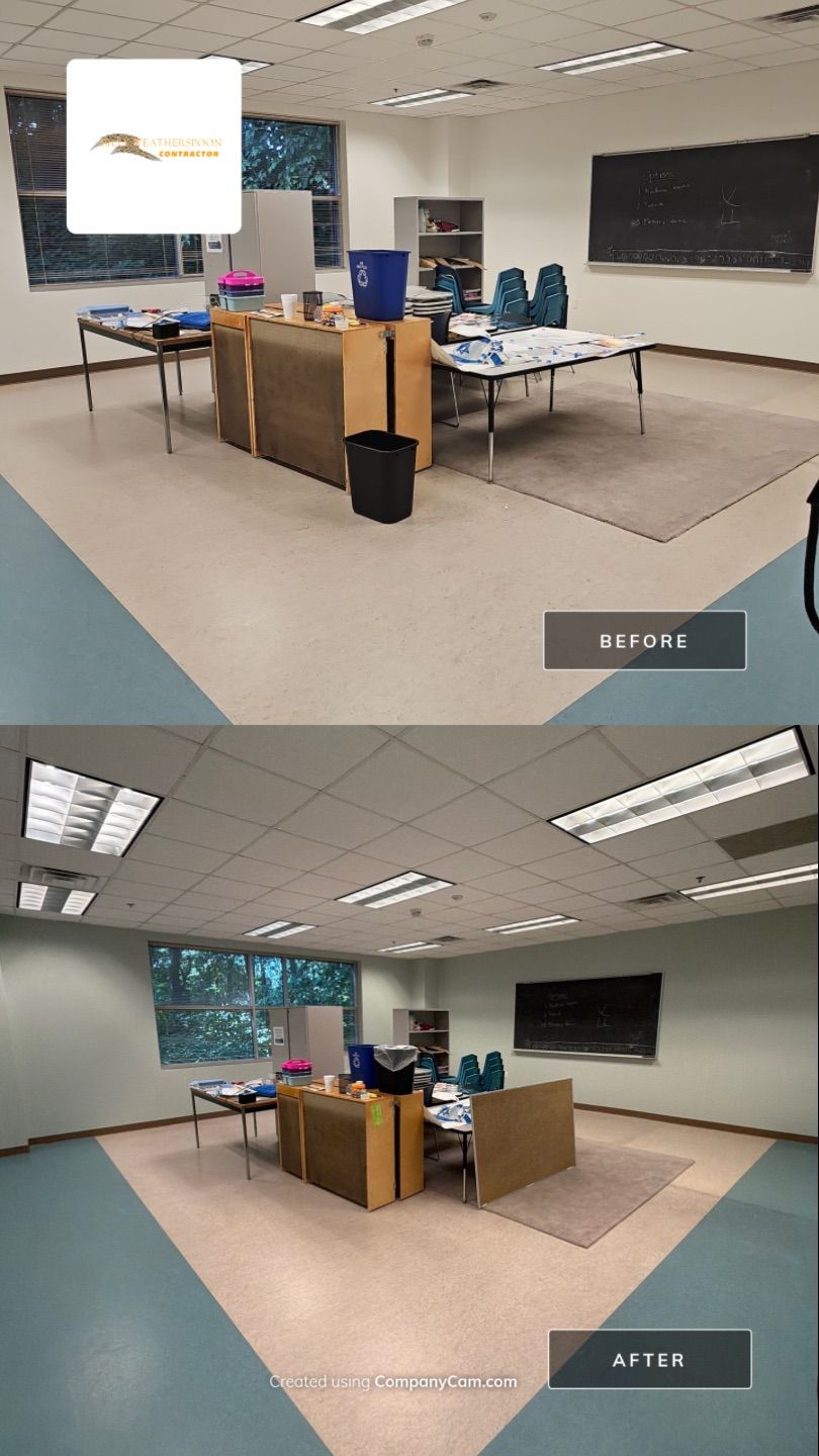 Interior Painting – Beth Myers Synagogue by Billy Weatherspoon Contractor