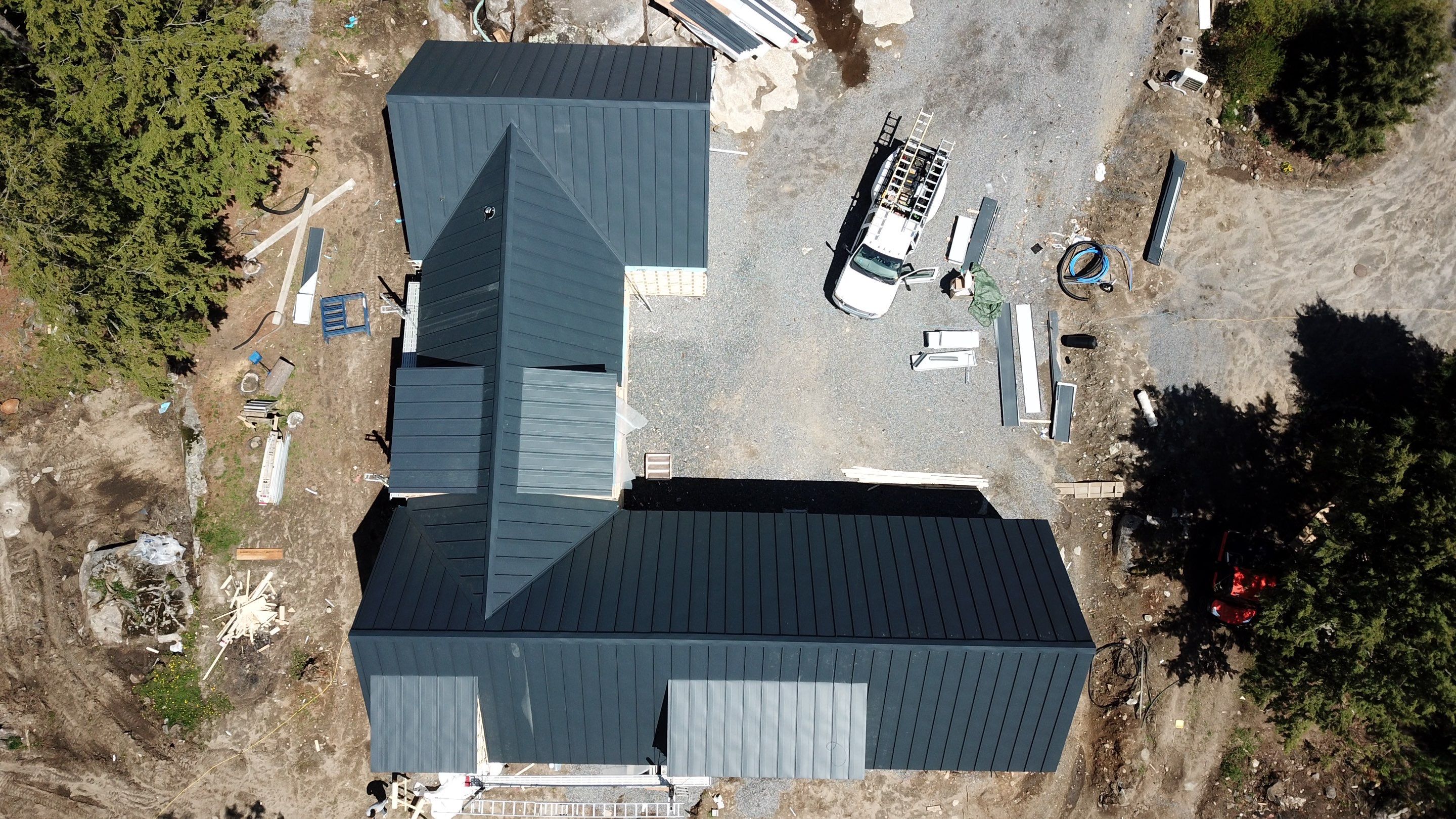 Standing Seam Metal Roof - Custom Coping and Flashing  by Jay Carter Roofing & Sheet Metal