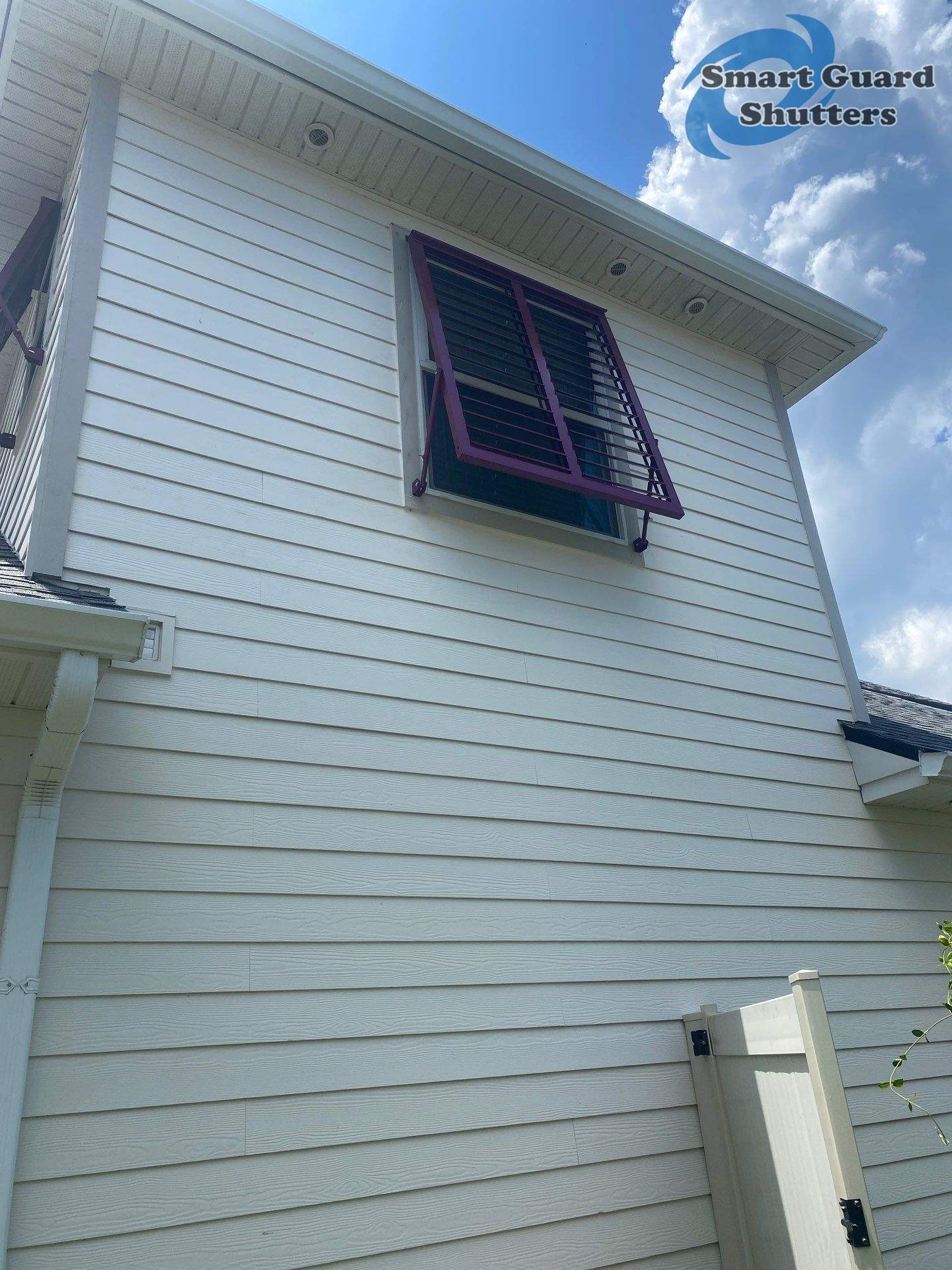 Impact Bahamas in Claret Violet by Smart Guard Shutters