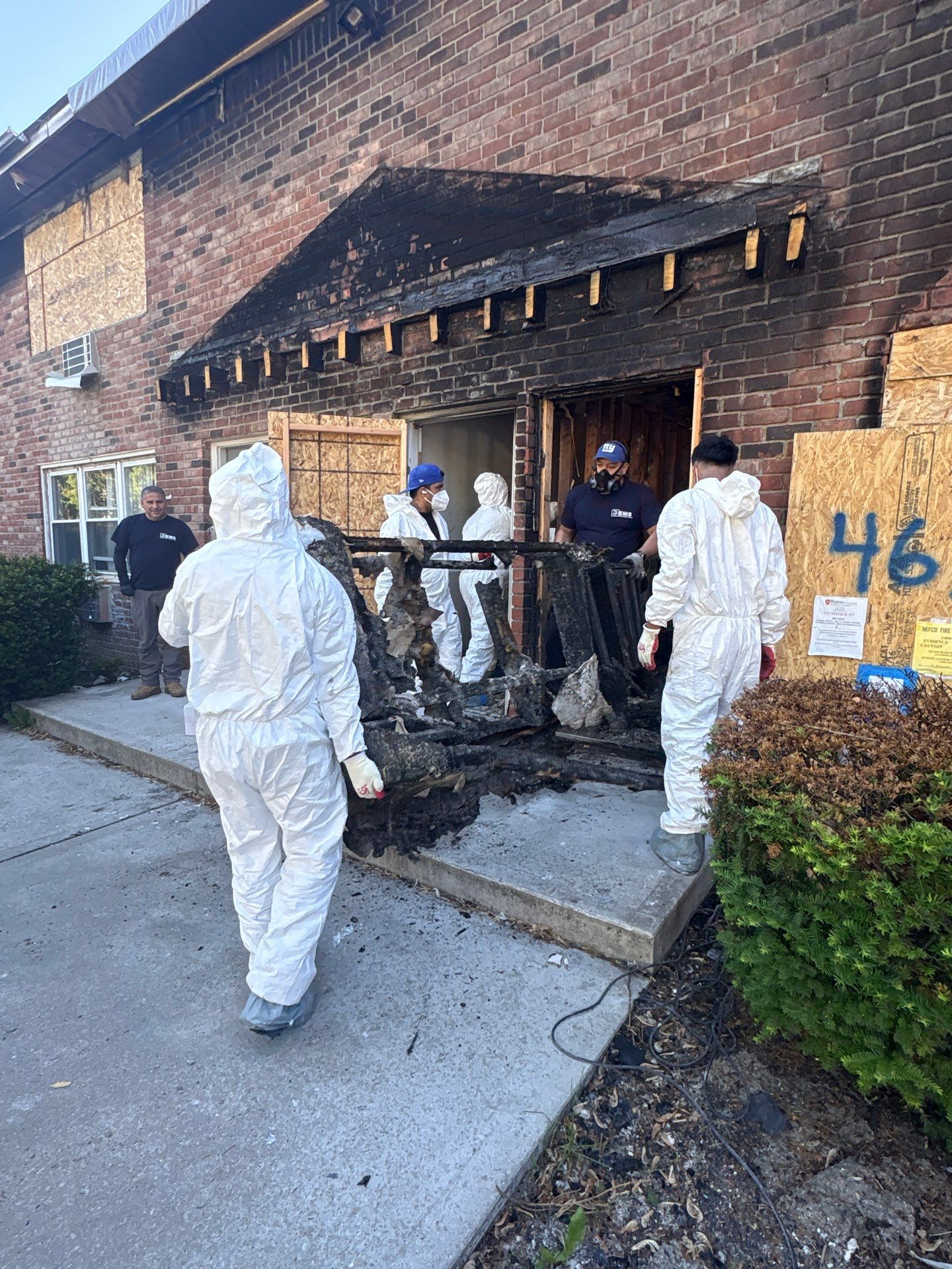 Multi-Unit Fire Restoration at Dix Hills Apartment Complex by EMS Restoration Corp