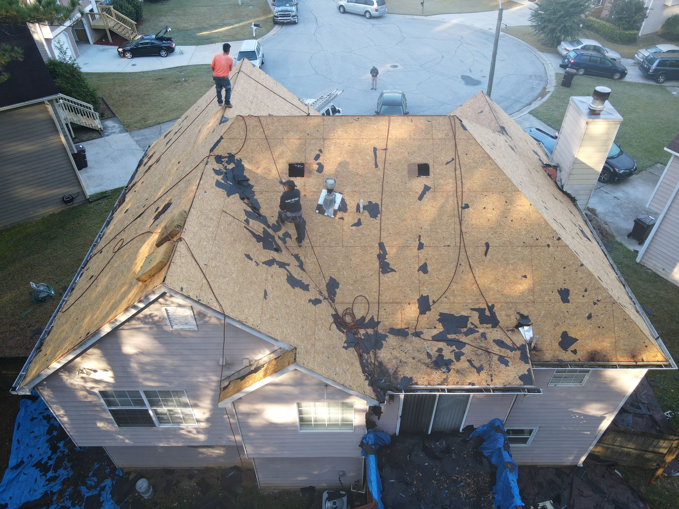 Residential Roofing Installation using Owens Corning by Inspector Roofing and Restoration