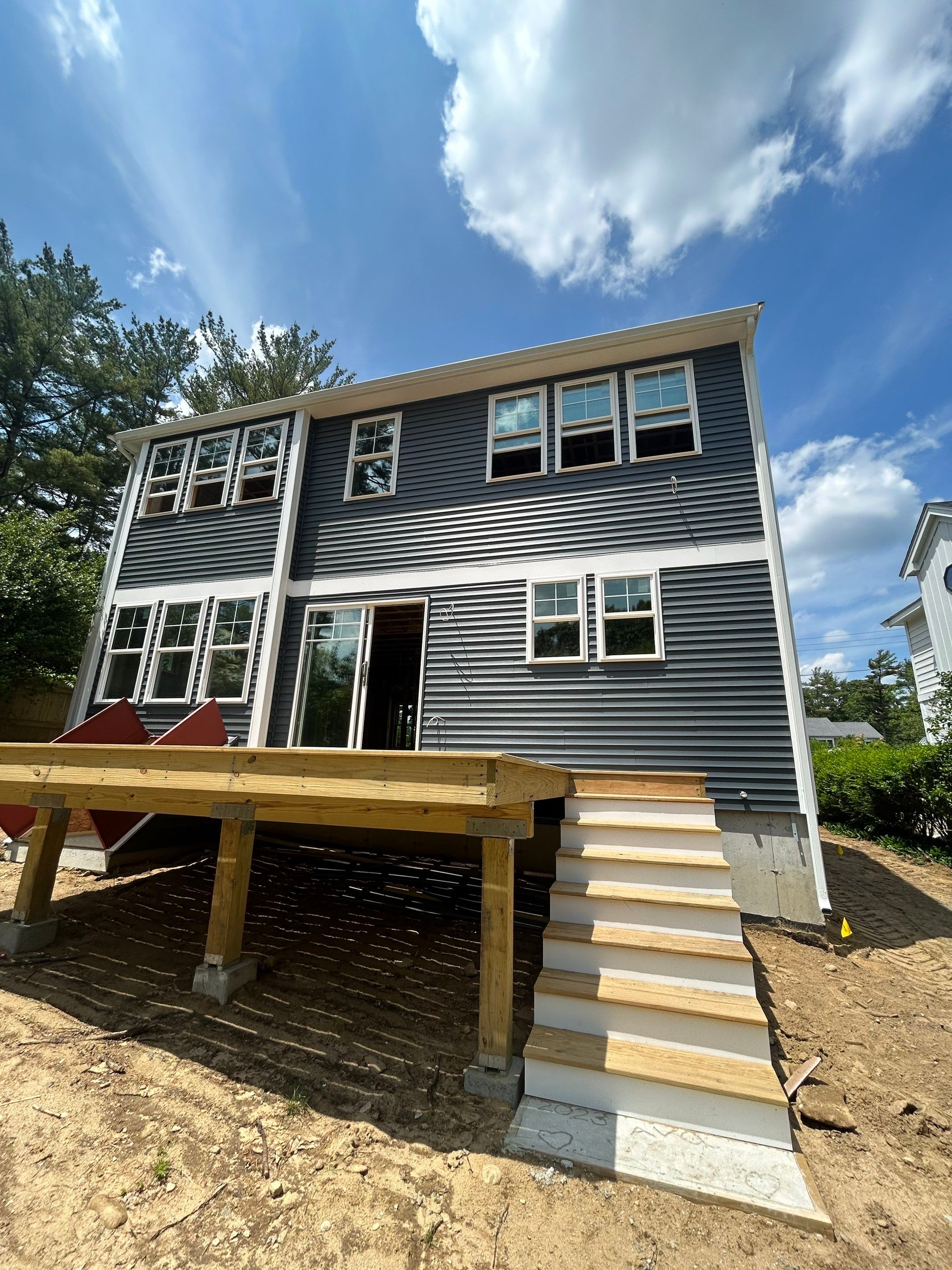 Gutter Installation using 5" K-Style Aluminum Gutter in Duxbury, MA by Gutter Pro Enterprises