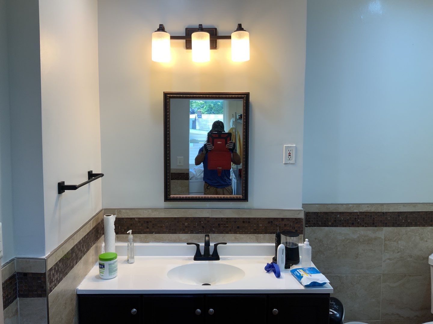 Bathroom Remodel using New Bathroom Tile and Tube by Alpha Design Services