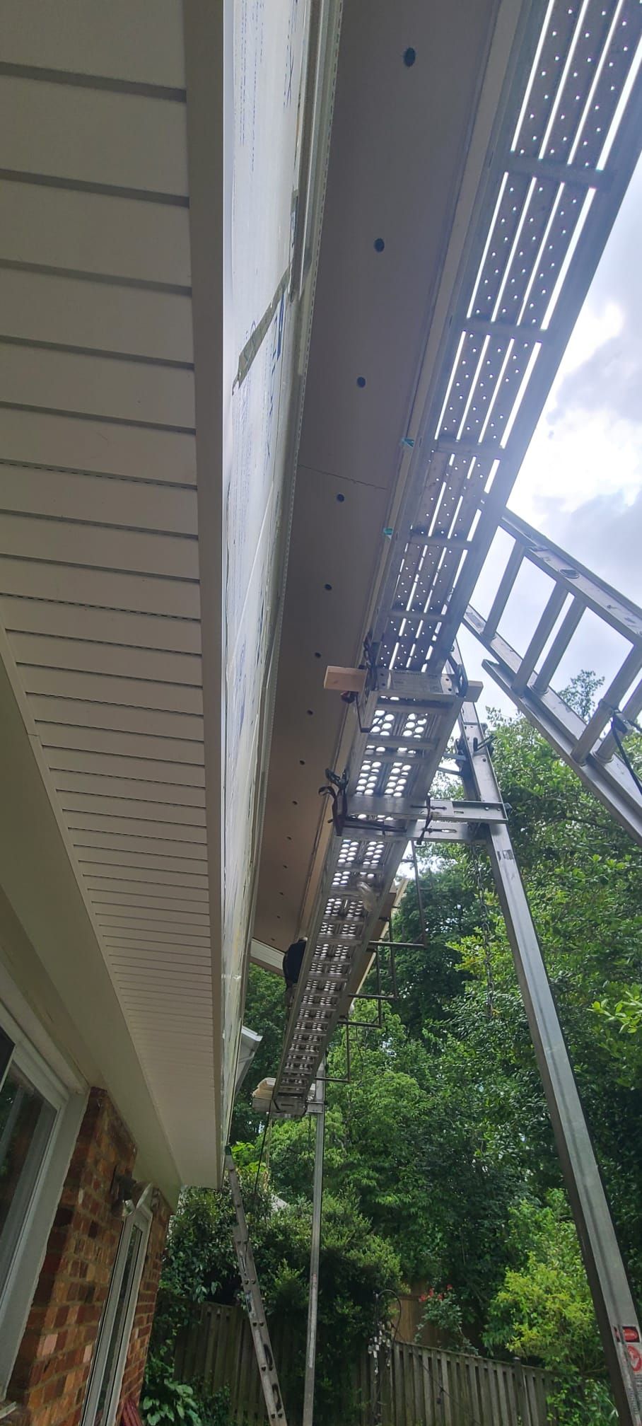 Fairfax: Residential Siding Replacement with CertainTeed 8" Board and Batten Siding in Desert Tan by RM Banning, Inc.