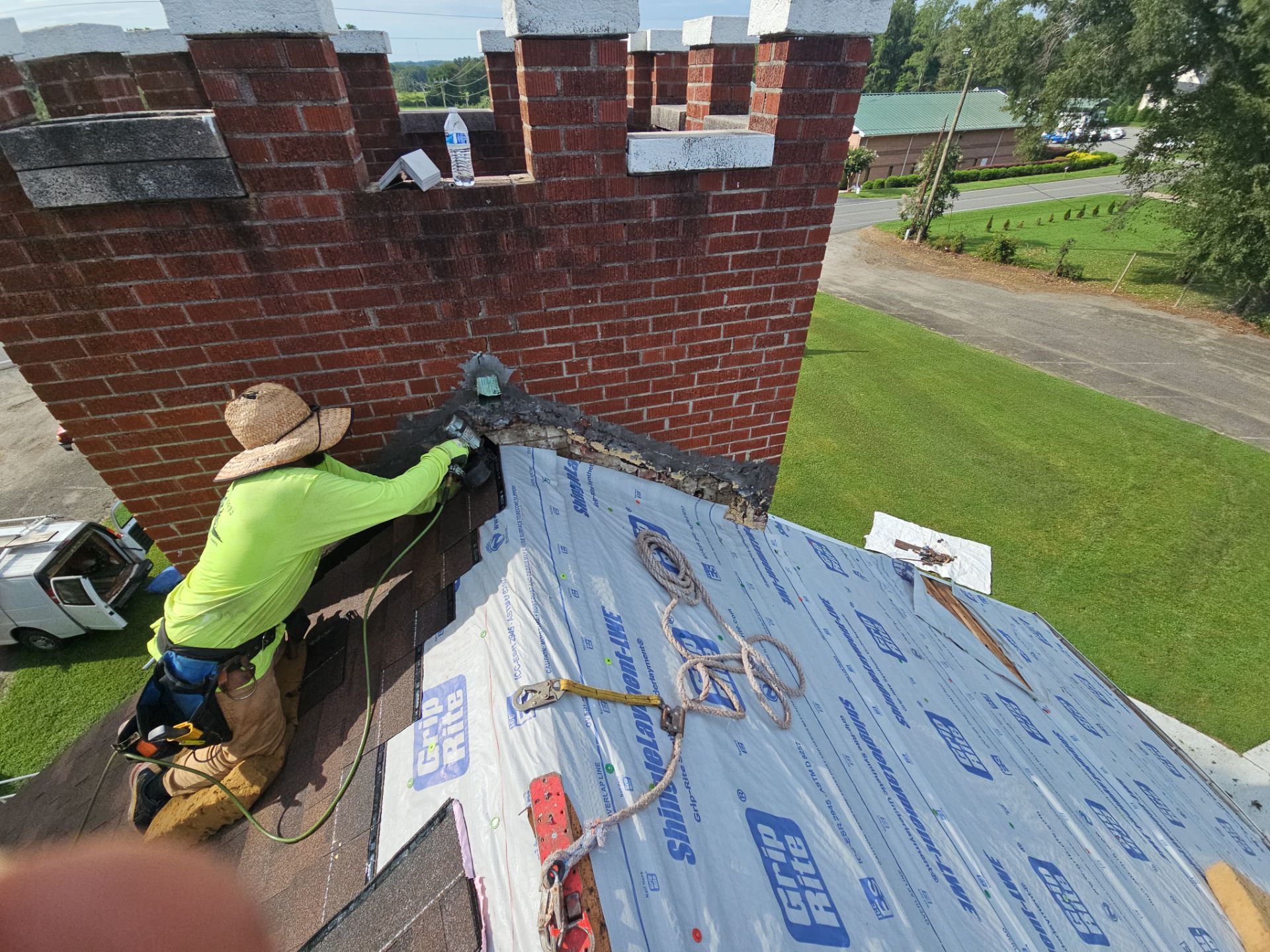 Church roof by BROCK BUILDERS
