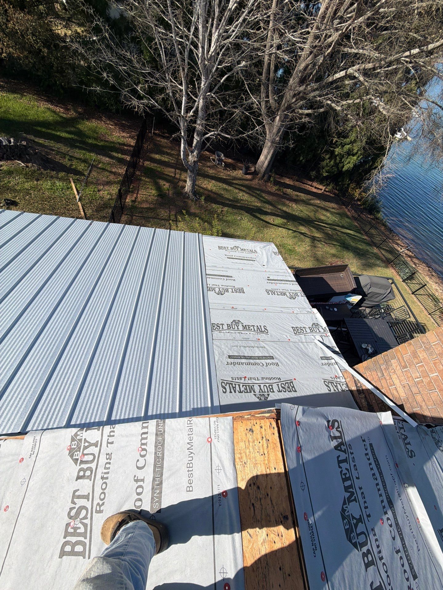 Metal Roof Replacement in Seneca, SC | Lake Keowee | 26-Gauge Galvalume Apex Panel by Roofers LLC
