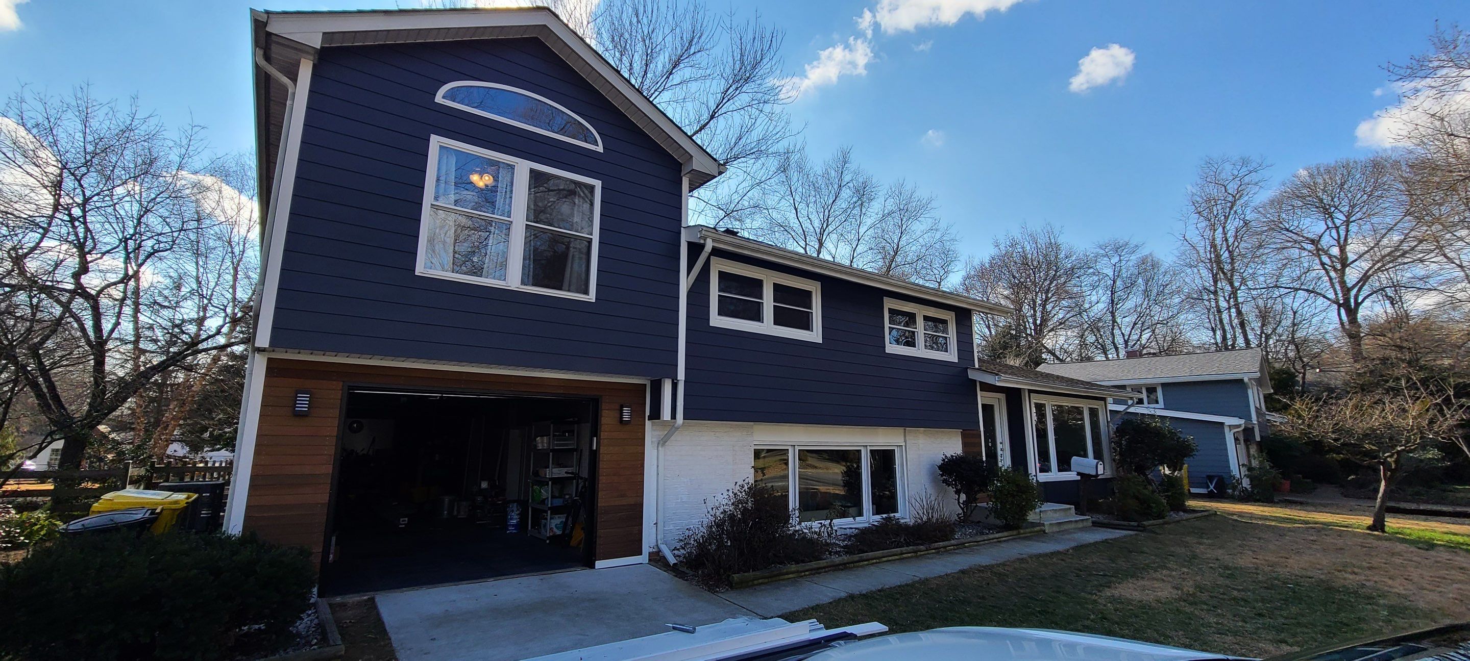 Siding Installation using James Hardie Siding with IPE accents by Window Depot of Annapolis
