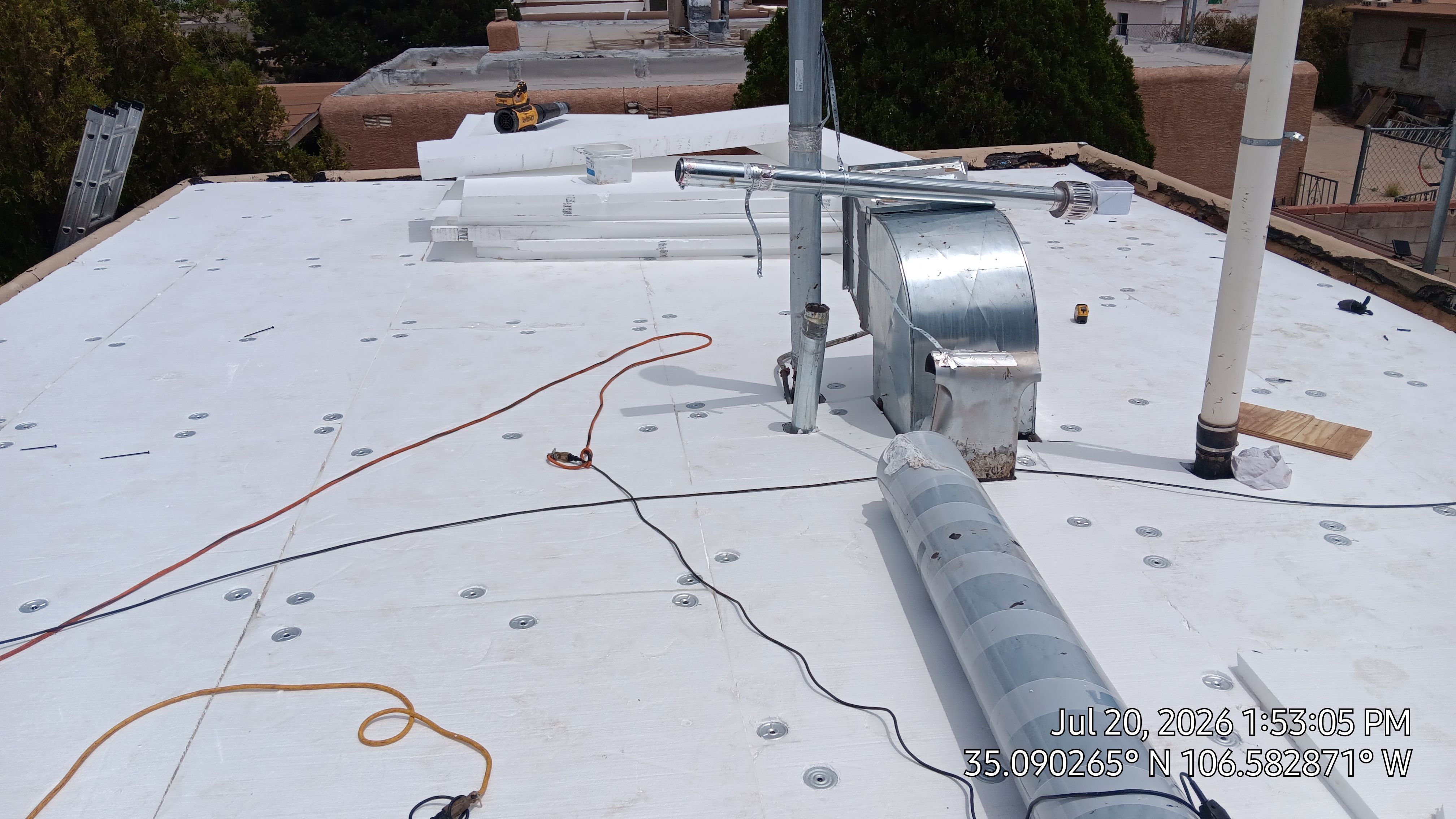 Albuquerque TPO Roof Replacement With EPS Taper slope by Doyle Roof Masters Inc
