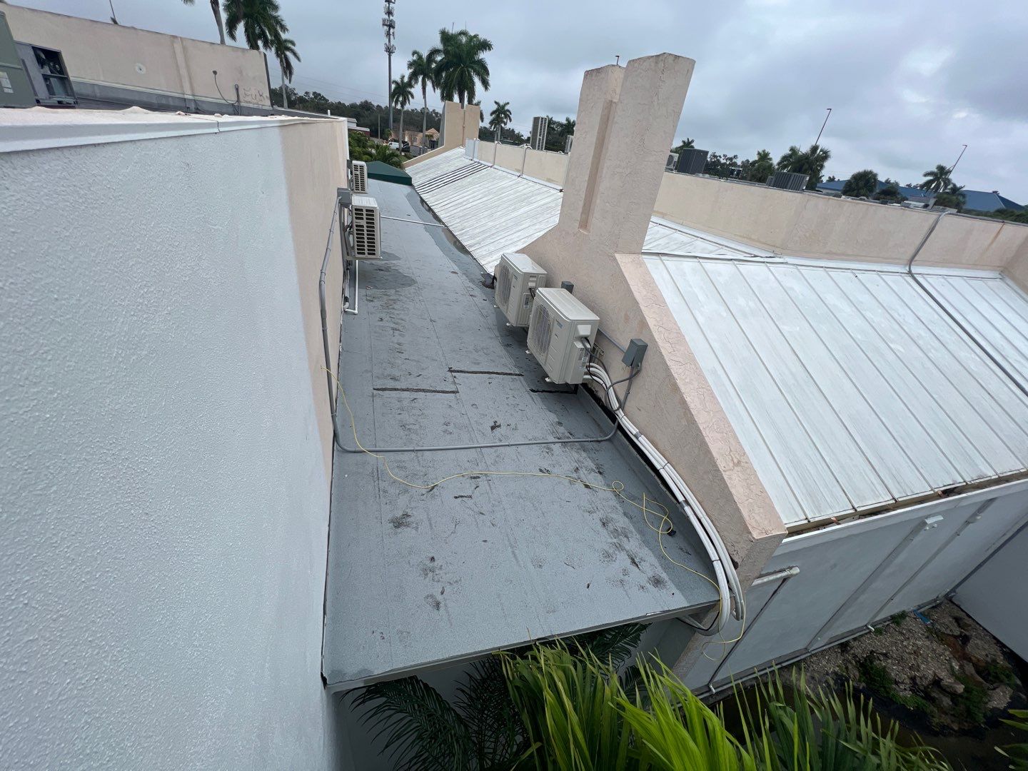 Commercial Roofing Repair using Roof Sealant by Four Peaks Roofing