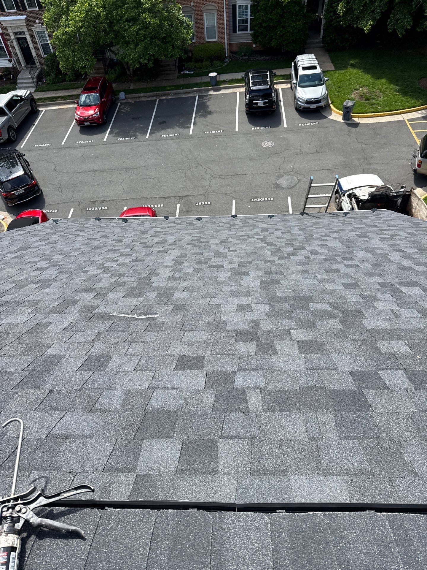 Reston Roof Replacement with CertainTeed Landmark PRO in Max Def Moire Black by RM Banning, Inc.