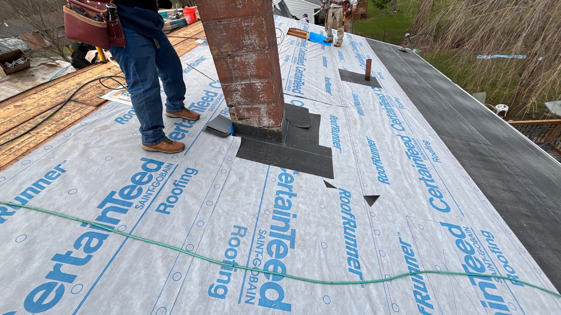 Roof Replacement using CertainTeed Landmark Pewter by 180 Contractors