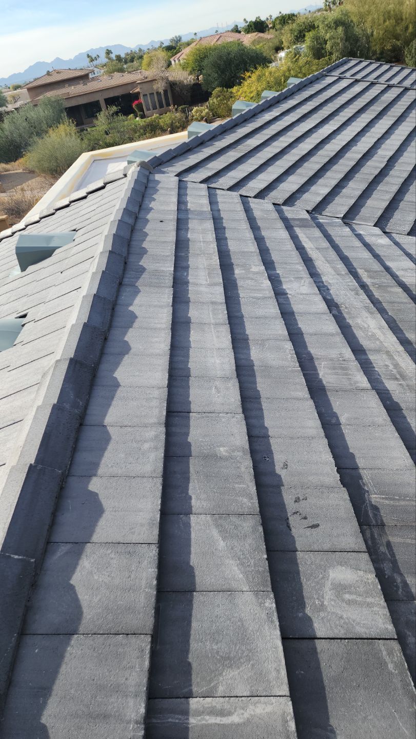 Onyx Concrete Tile by Reimagine Roofing