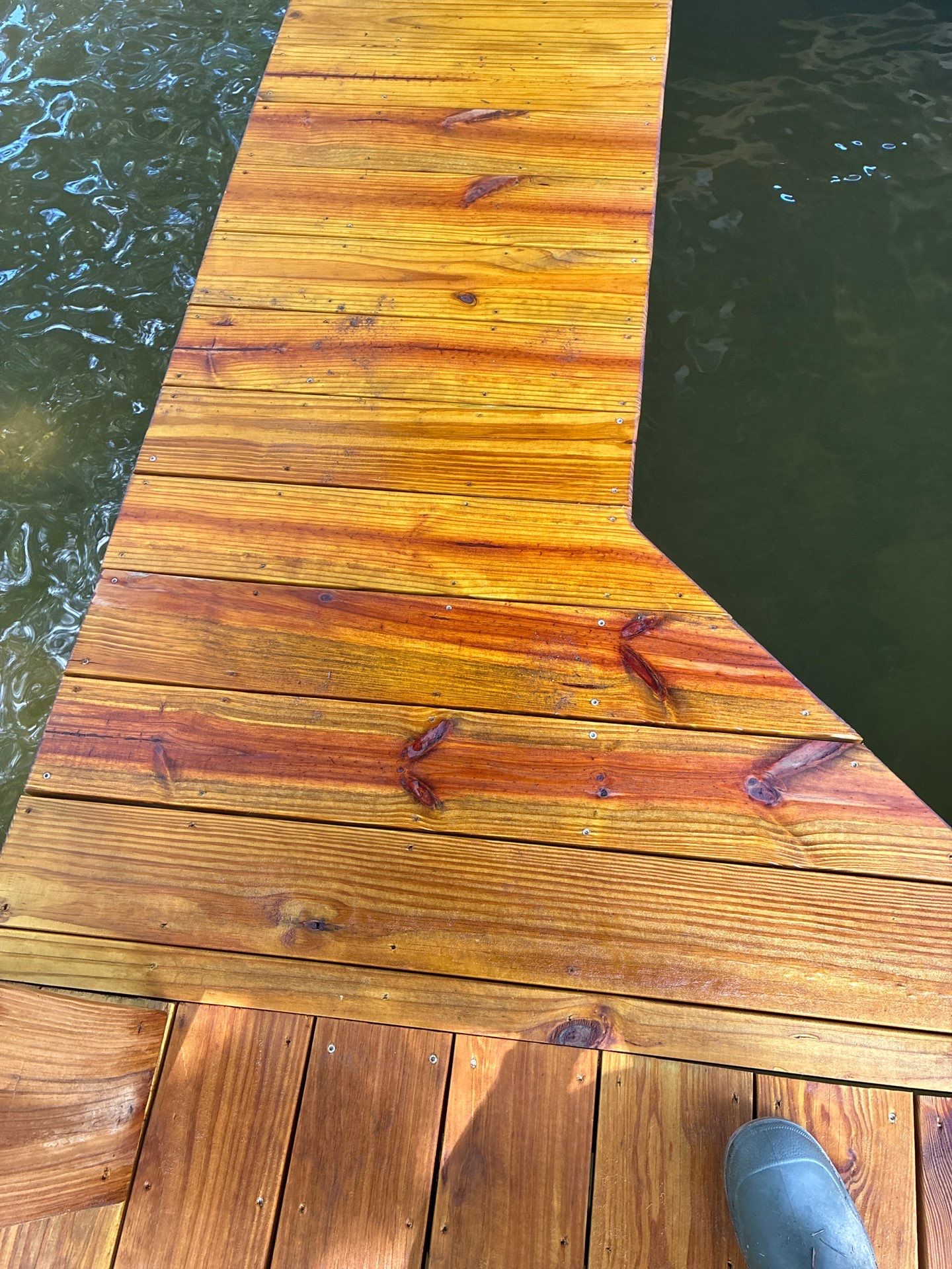 Dock using Wood Sealant by DuraSeal