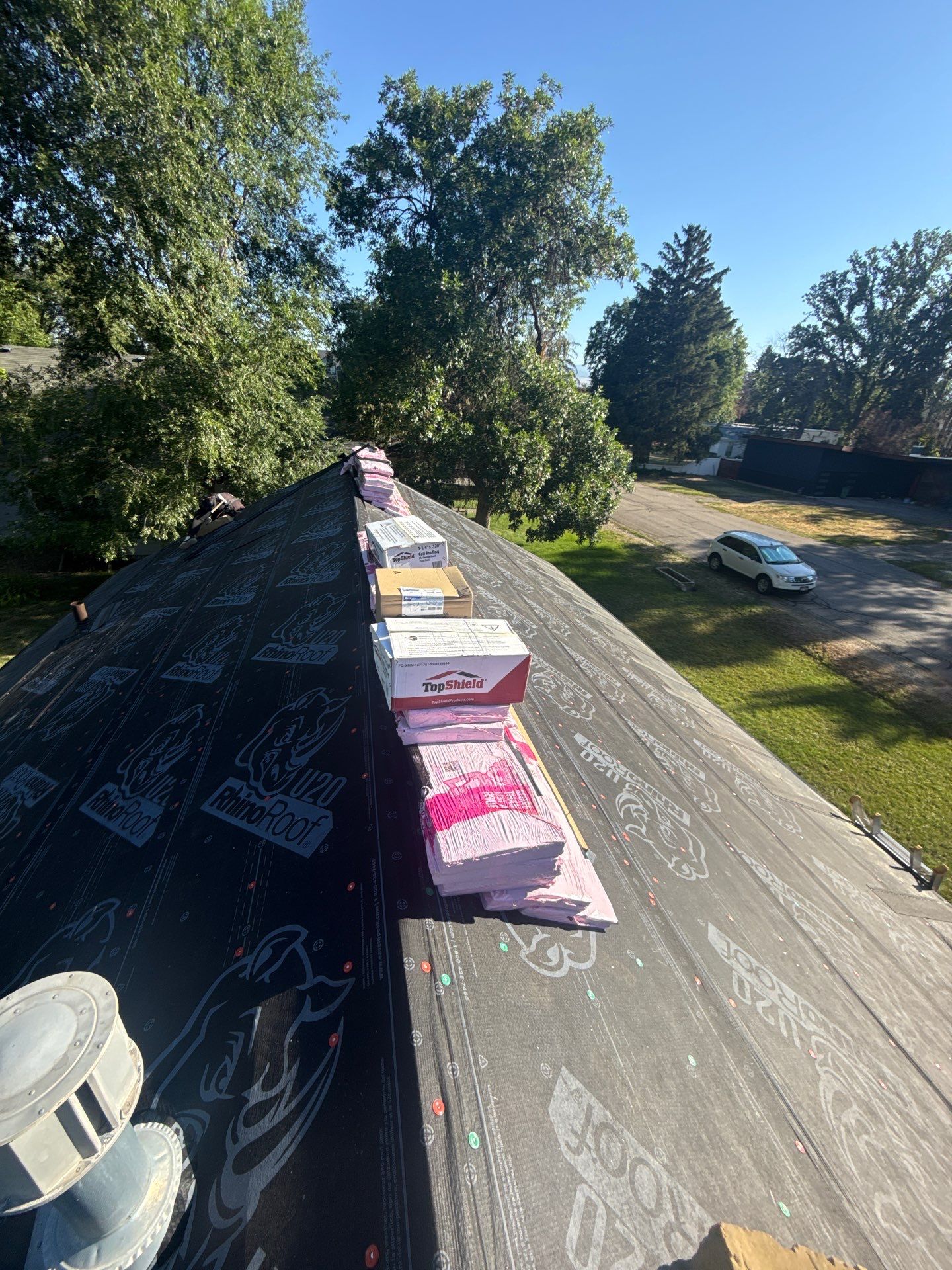 Residential Roof Replacement With Gray Architectural Shingles in Boise by Olive Roofing