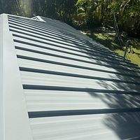 24ga 1.5" Mechanical Seam Dove Gray  by Total Roofing System The Metal Roof Experts