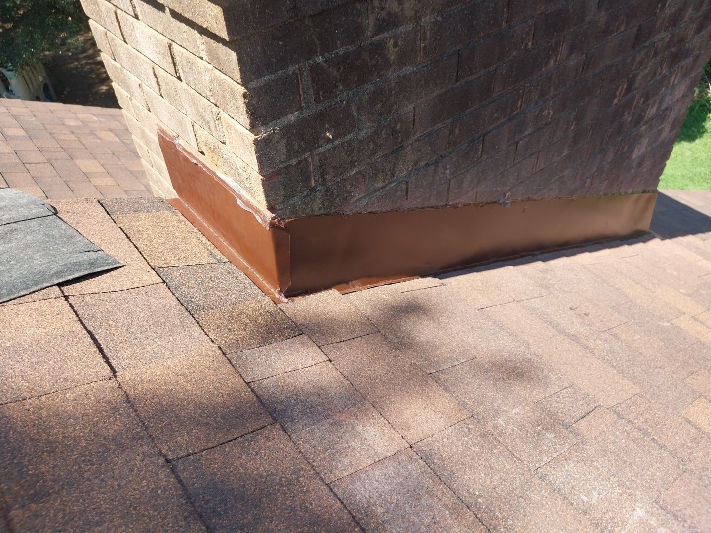 Syler roofing job by BROCK BUILDERS 