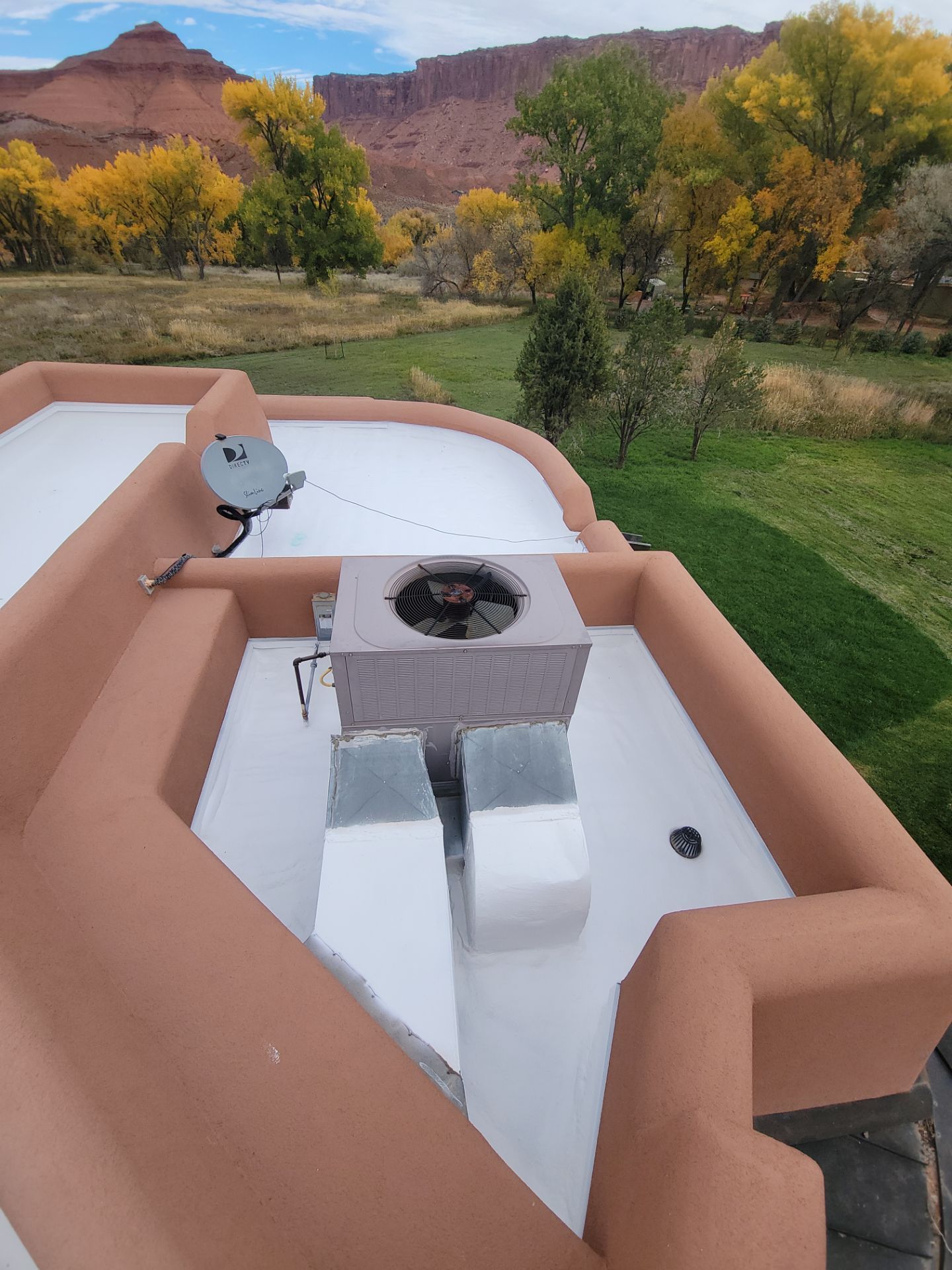 White Flat Roof Installation in Castle Valley, UT by Innovative Roofing Solutions