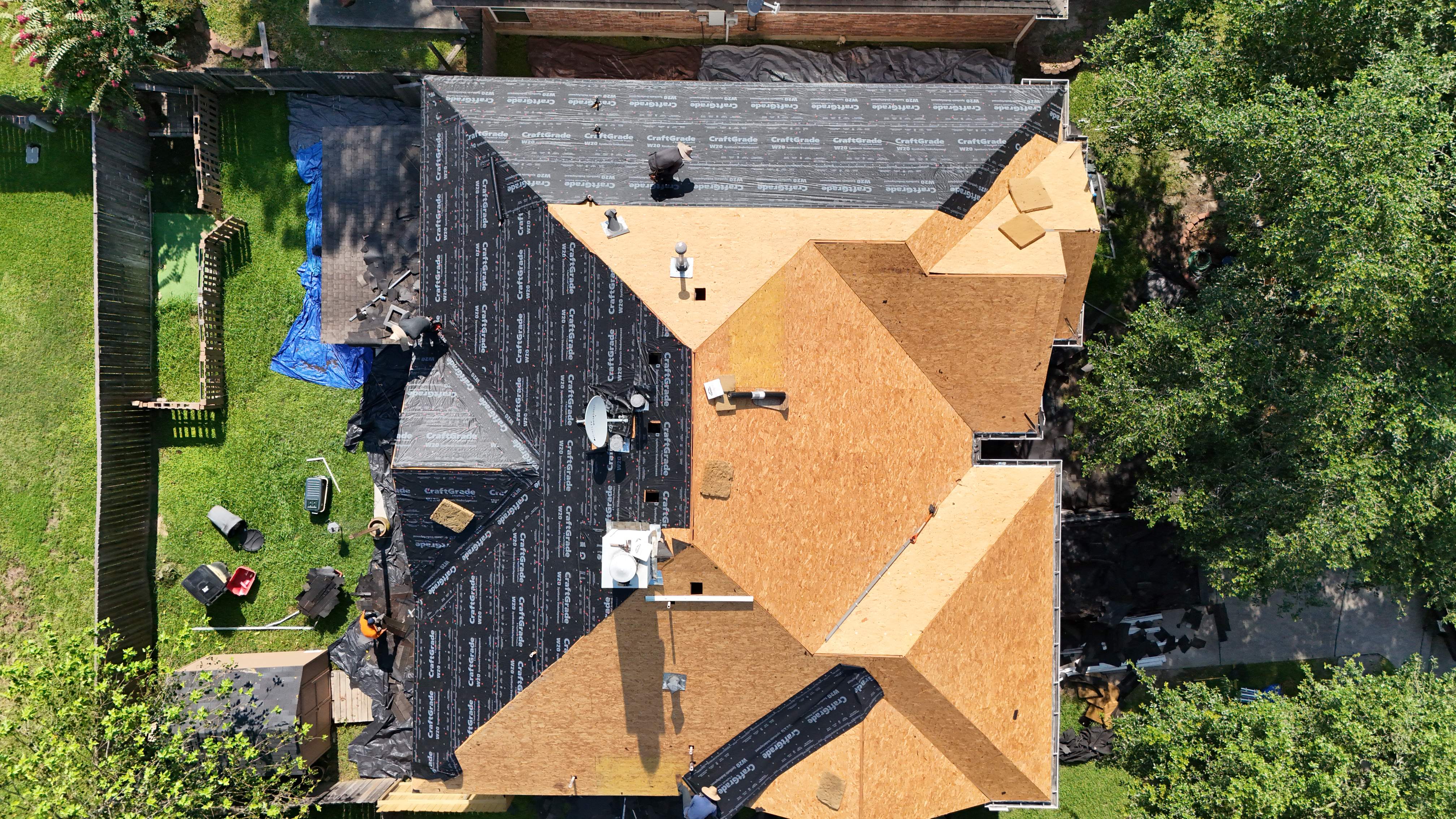 Complete Hip-Roof Replacement — Spring, TX by PL Roofing & SB Roofing, LLC.