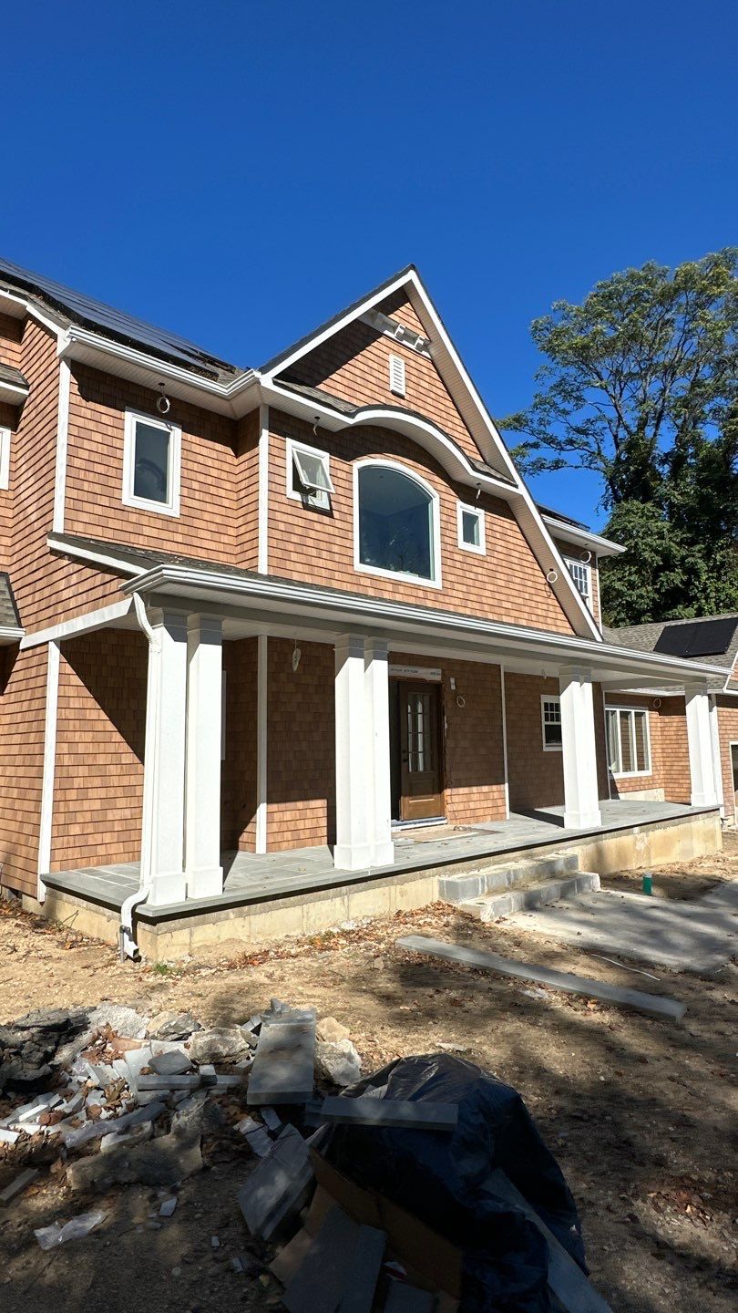 Full System Installation for Centerport  by Above All Gutters 