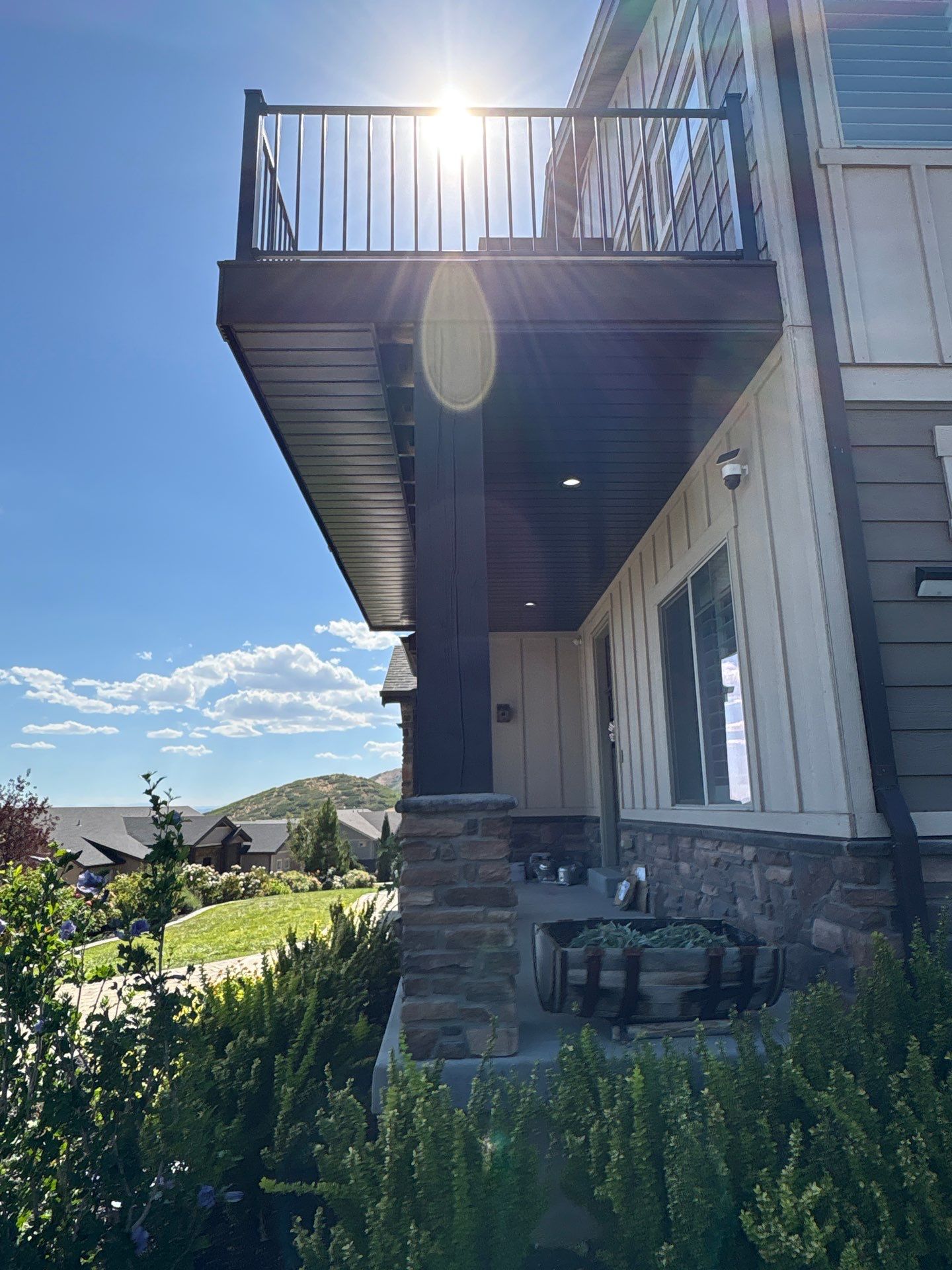 Expanded Deck with Covered Outdoor Living by SAGE Decks