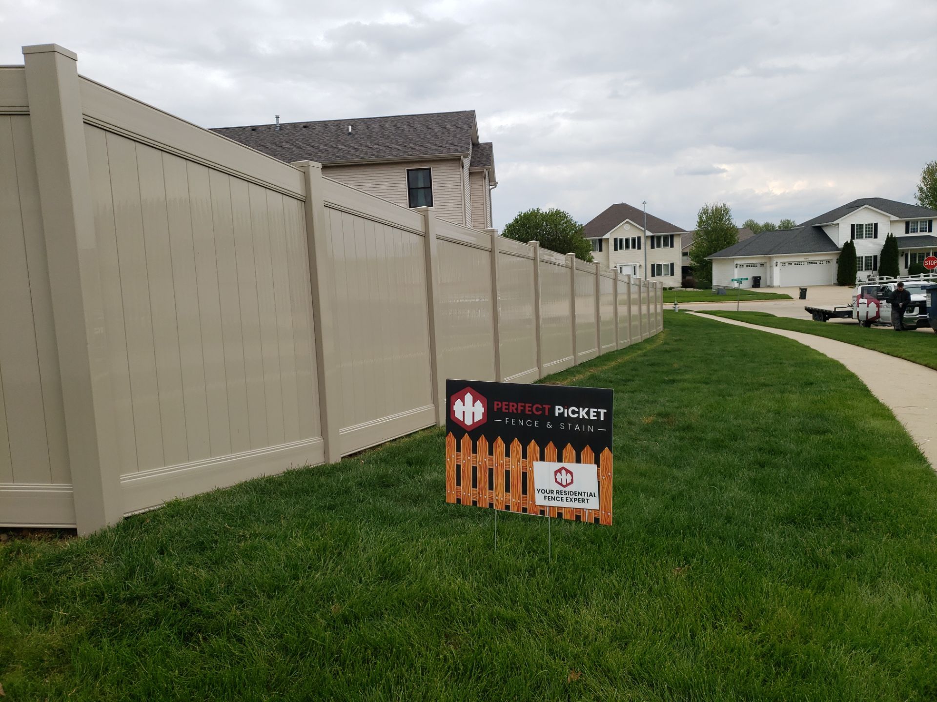 Project in Cedar Falls by Perfect Picket Fence and Stain