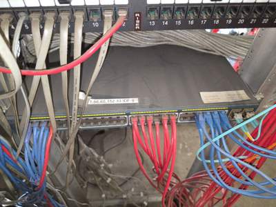 Structured cabling installation by CimaSolutions