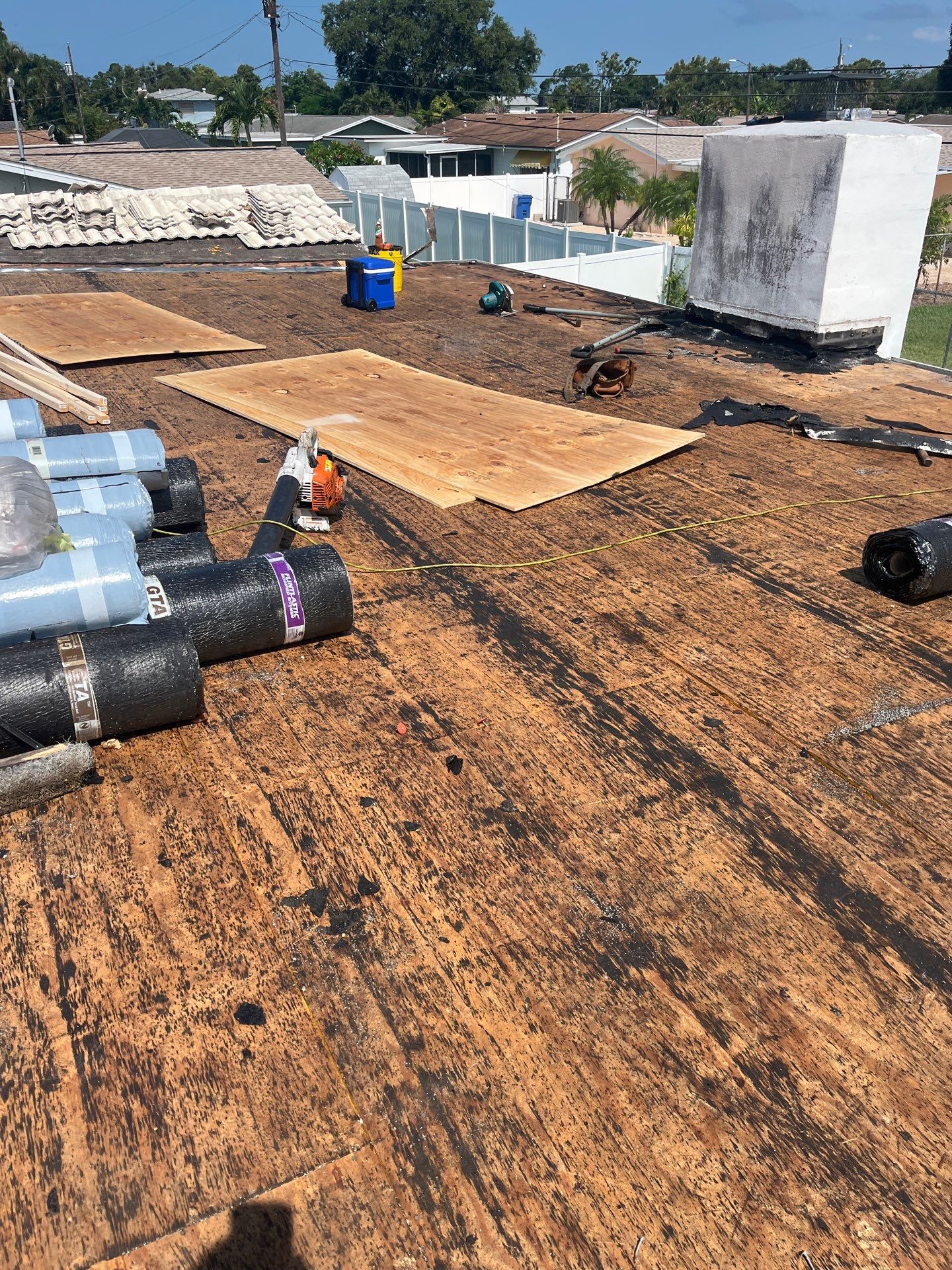 Project in St. Petersburg 33710 by Mitchell Roofing Company LLC 