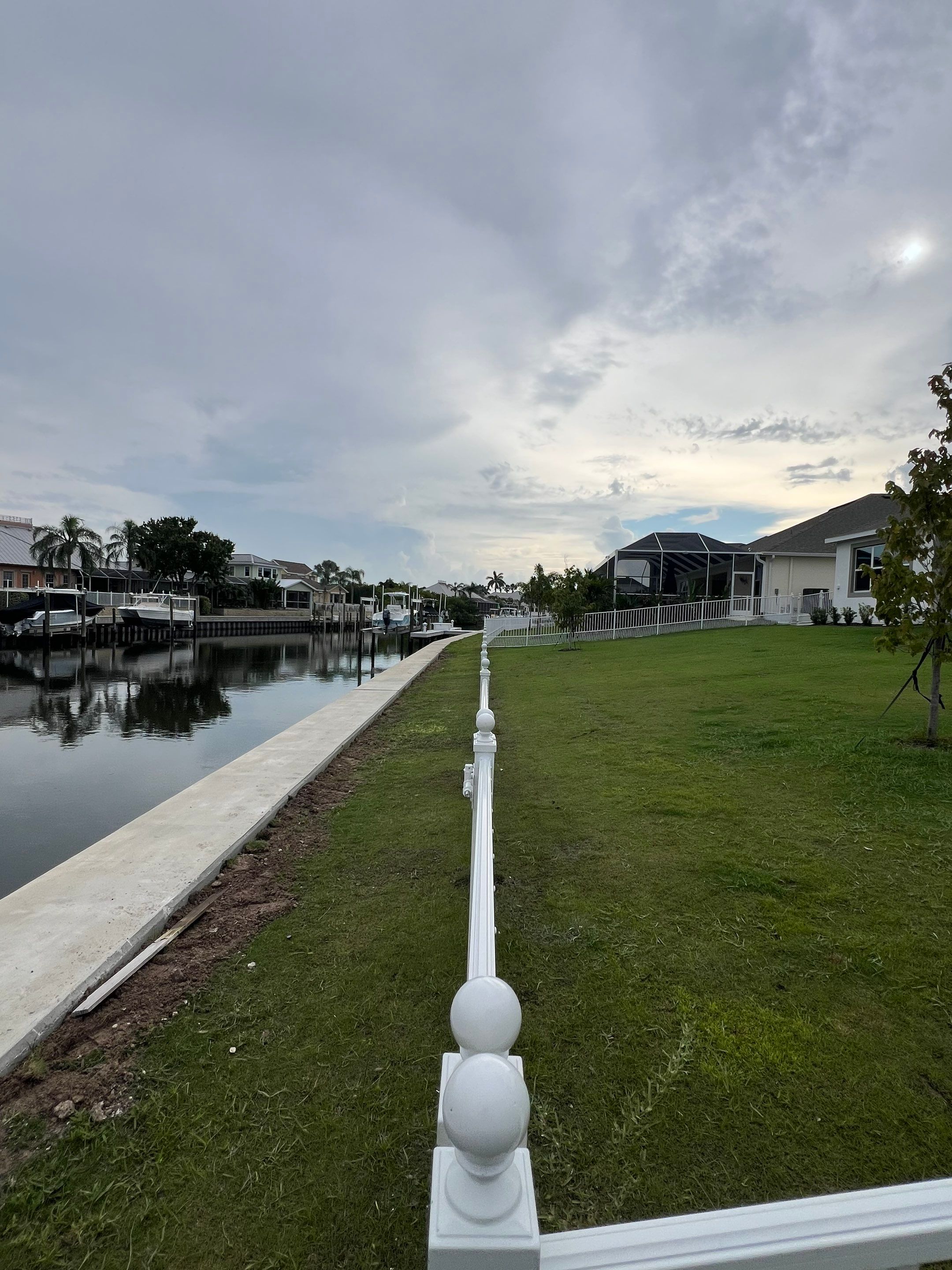 Aluminum Fence Installation using White Aluminum Puppy Picket Fence by Asap fence and gates, LLC