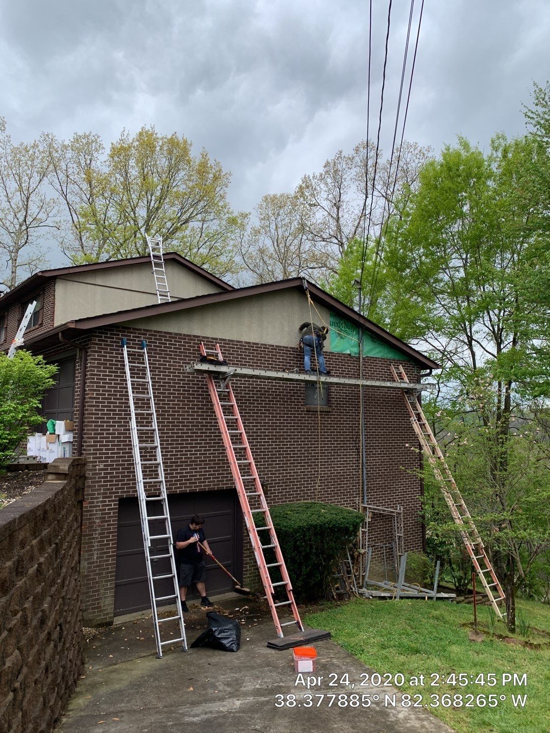 Old to New Tudor Style Fiber Cement Update  by Secure Construction Company Inc