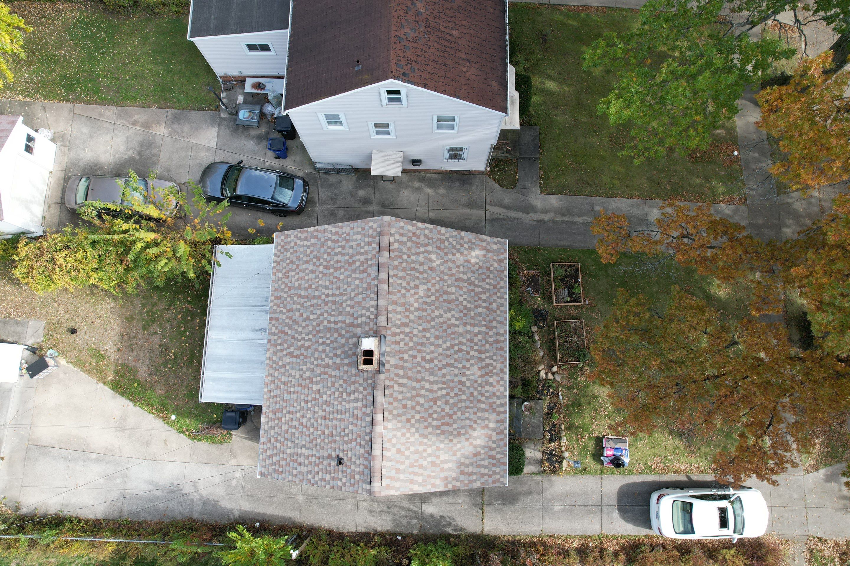 Cleveland Roof Replacement using GAF Timberline HDZ Shingles  by Atlas Roofing & Restoration