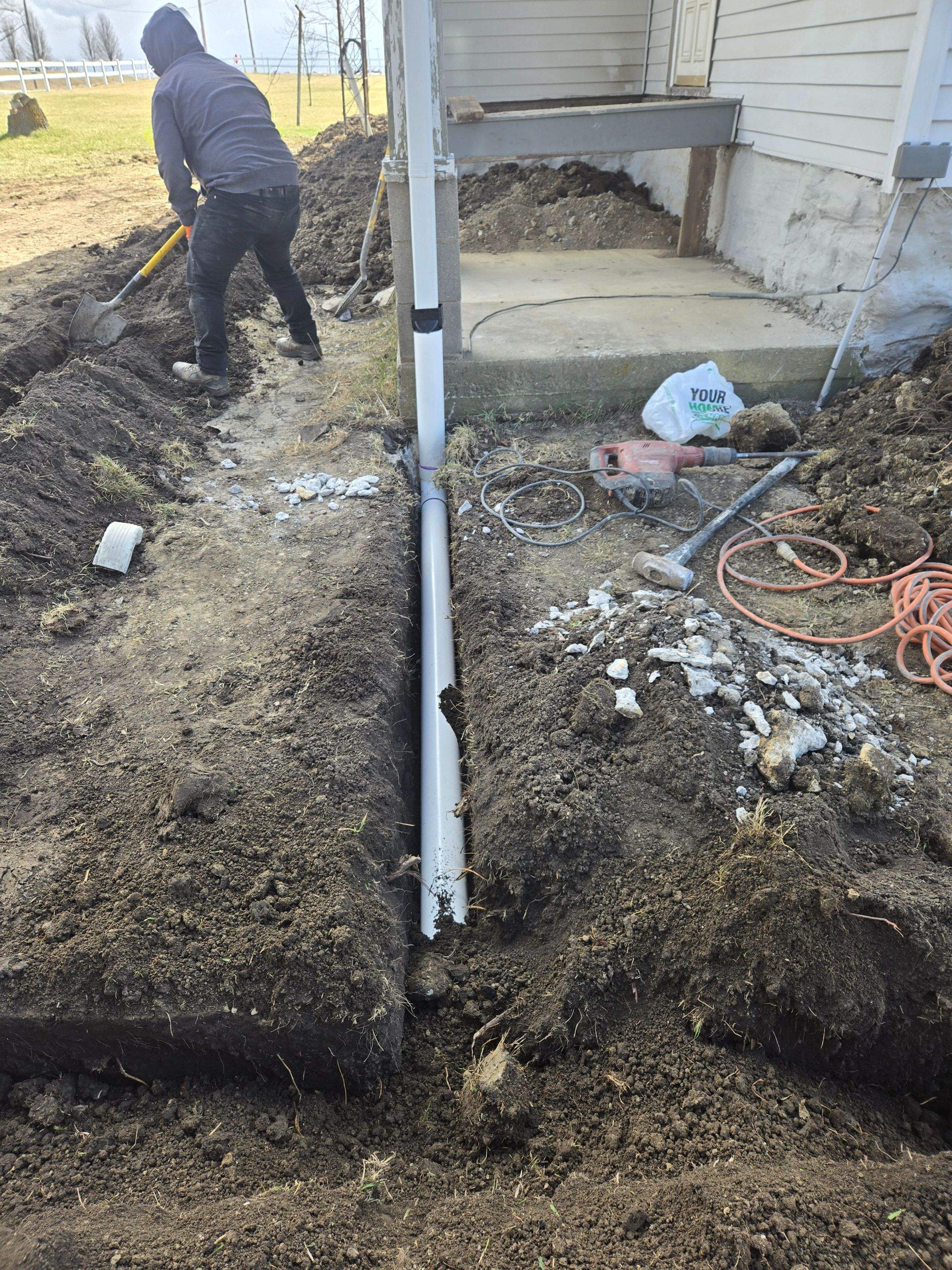 Full Limestone Foundation Restoration using sprayable geopolymer concrete by Allied Water Services