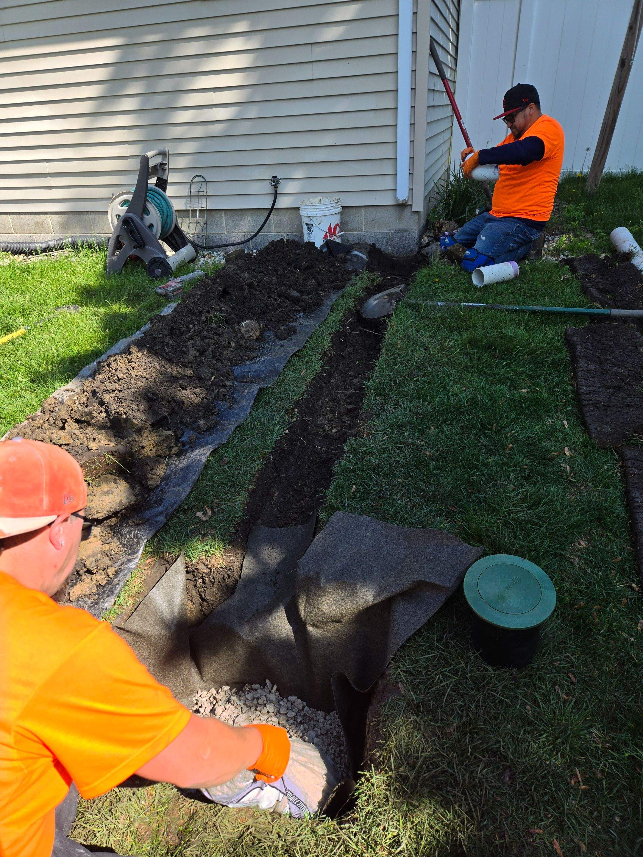 Downspout Discharge and Versatile Water Movement System by Allied Water Services