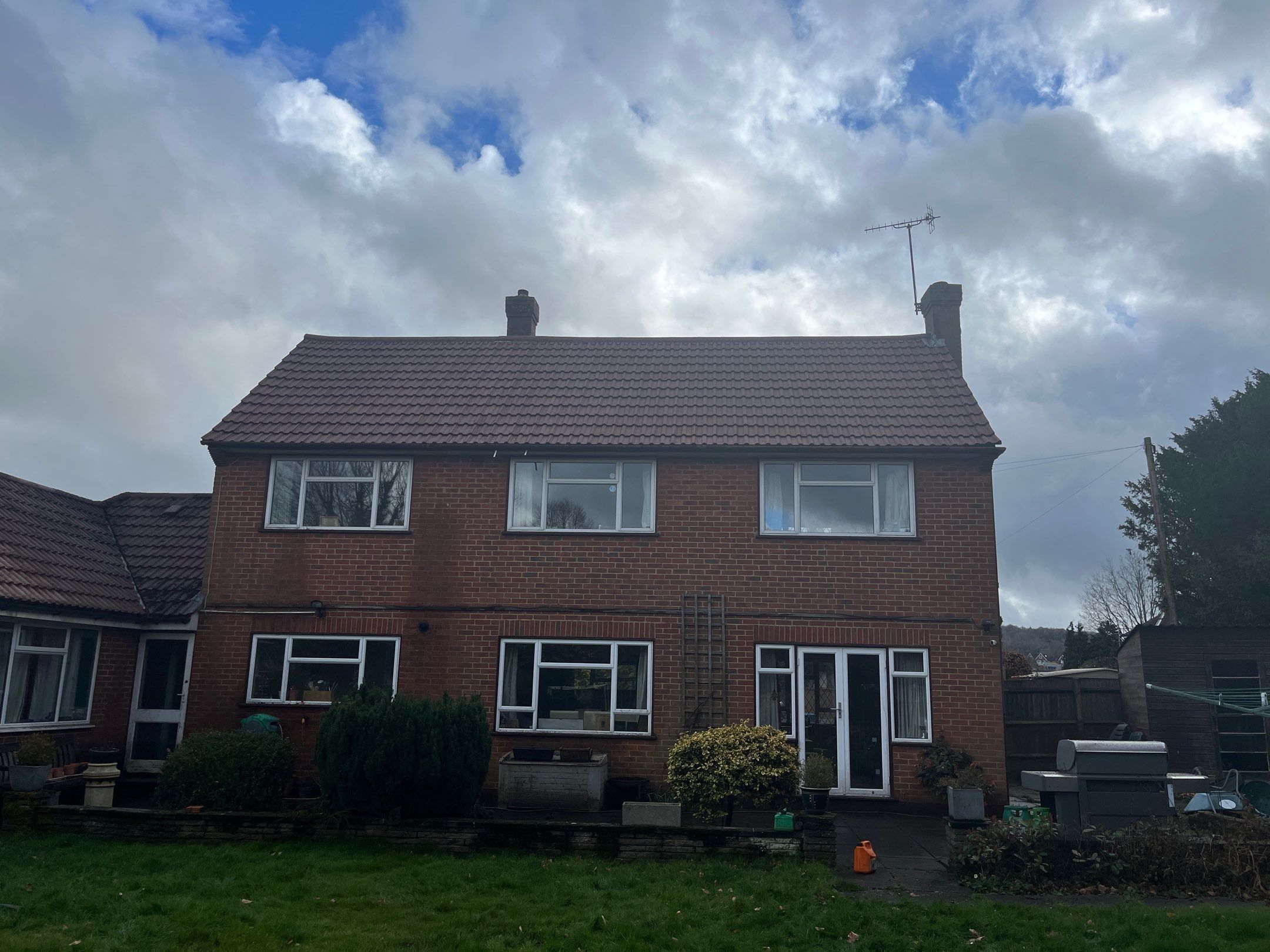 Roof Cleaning and Biocide Treatment using Honda 15lpm Low Pressure Washing Machine by Ges Exterior Cleaning ltd