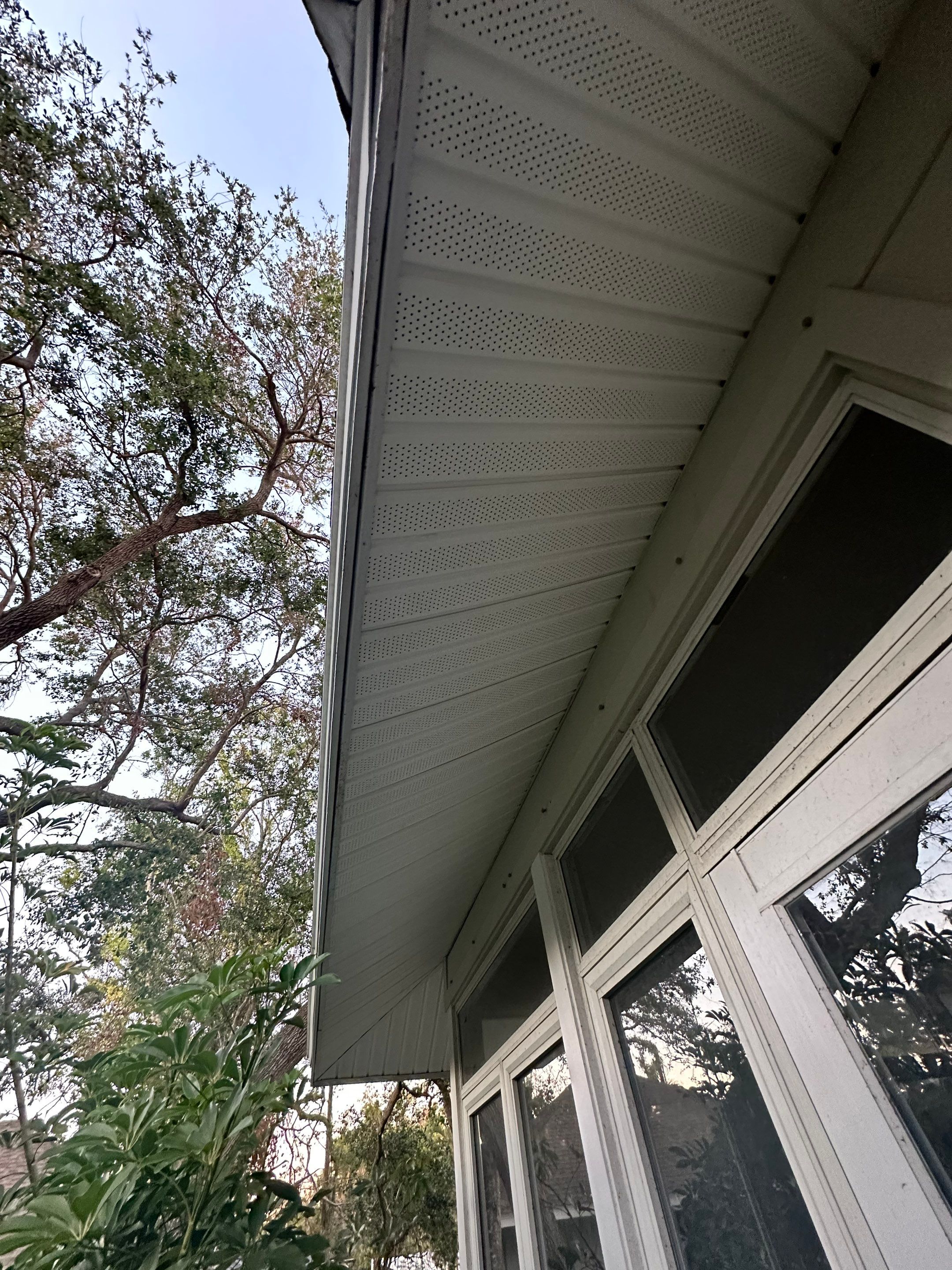 Replace All Soffit in the House in Sarasota FL by Gutter Professors
