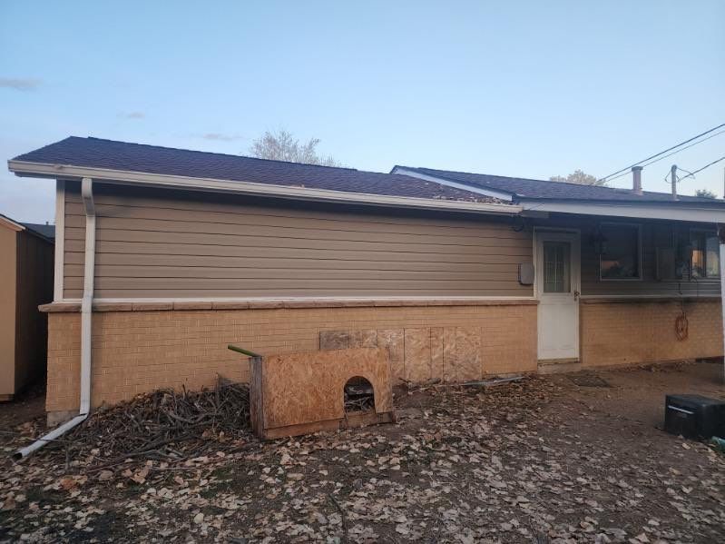 Vinyl siding installation  by United Windows and Siding LLC
