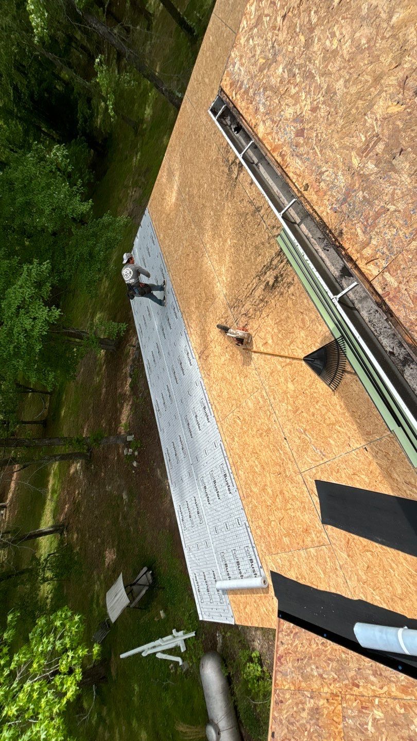 Roof Replacement and cover porch by Deerfield Roofing LLC