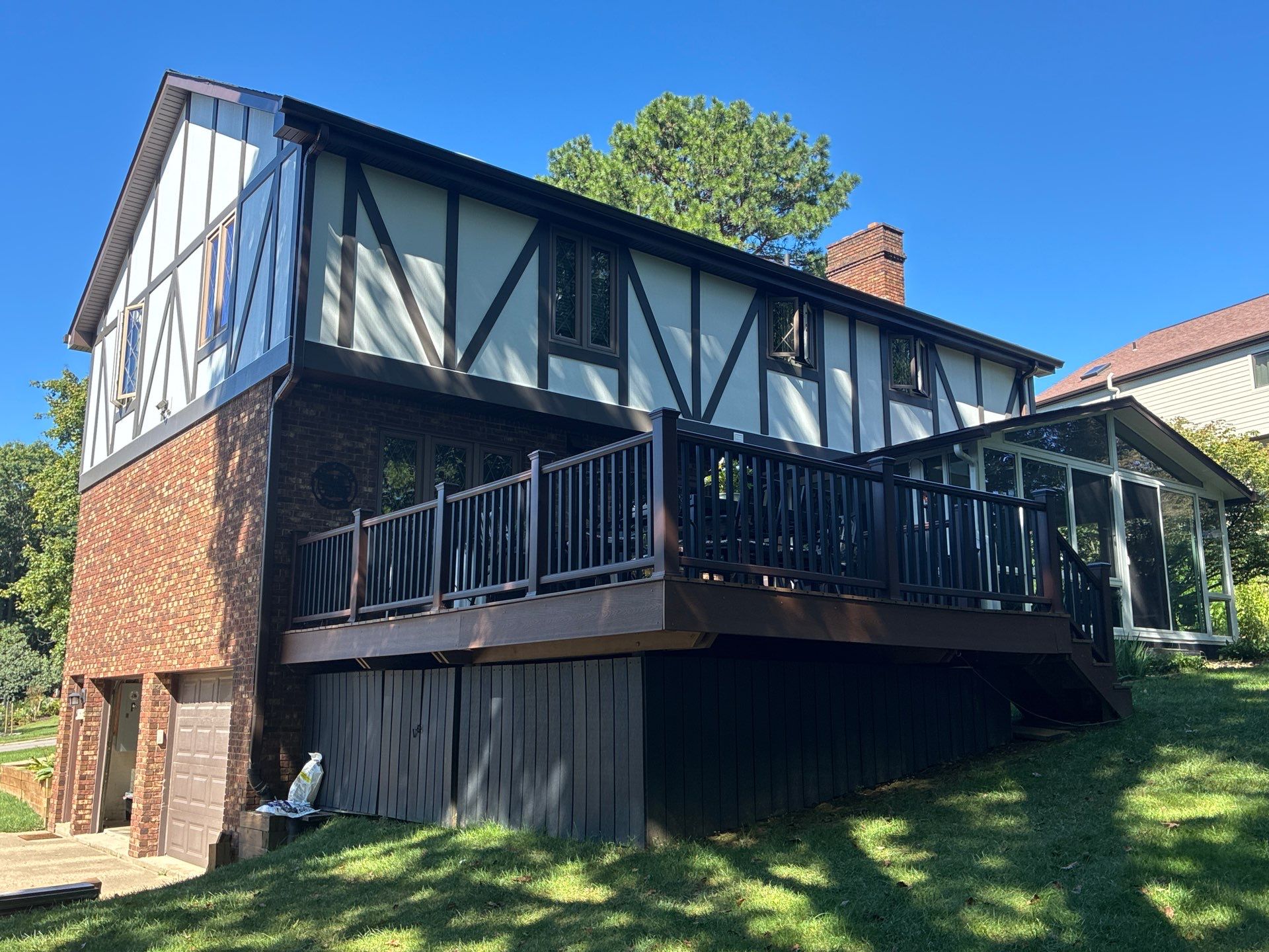 James Hardie Tudor Home Renovation by Ideal Siding Pittsburgh