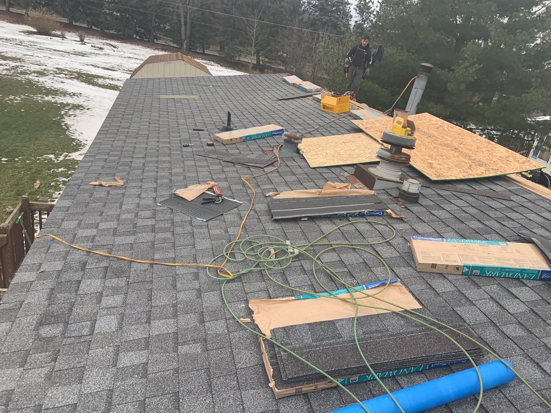 Roof Replacement using CertainTeed Landmark by 180 Contractors