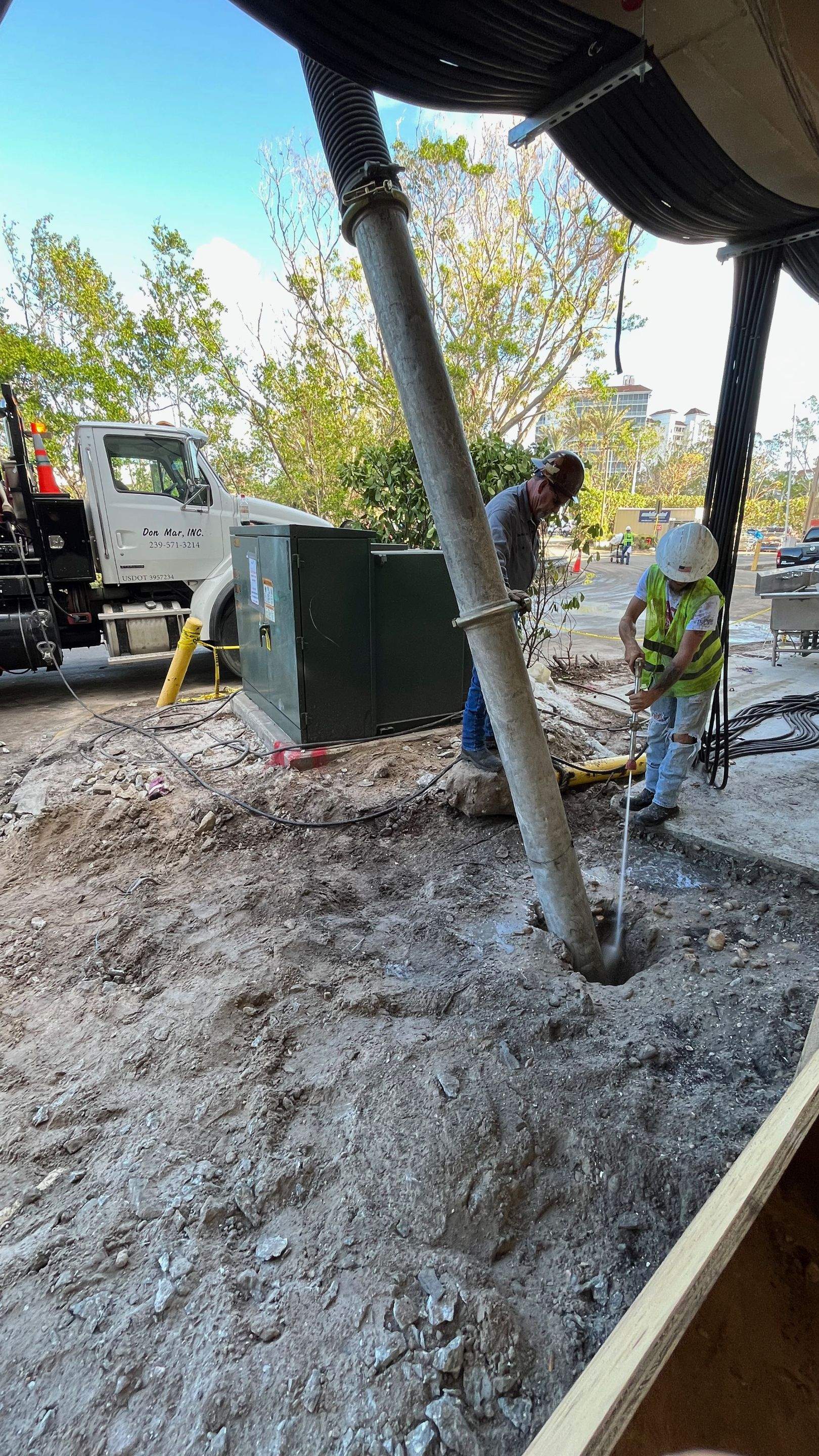 Ritz-Carlton North Service Road Daylighting by Don Mar, Inc. Storm Water Solutions