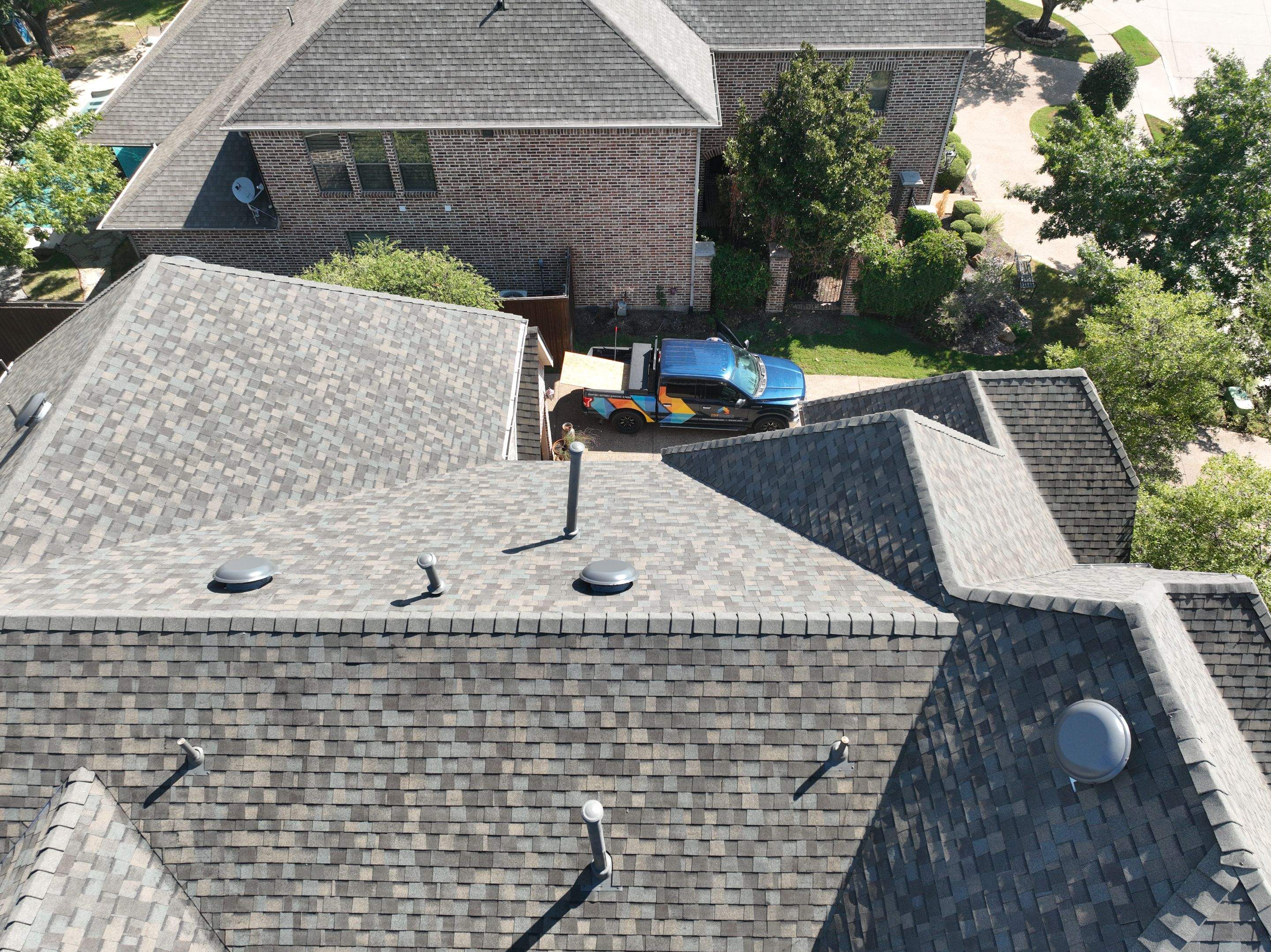 Residential Roofing Installation using CertainTeed Landmark MaxDef Weathered Wood by OneSource Roofing and Restoration