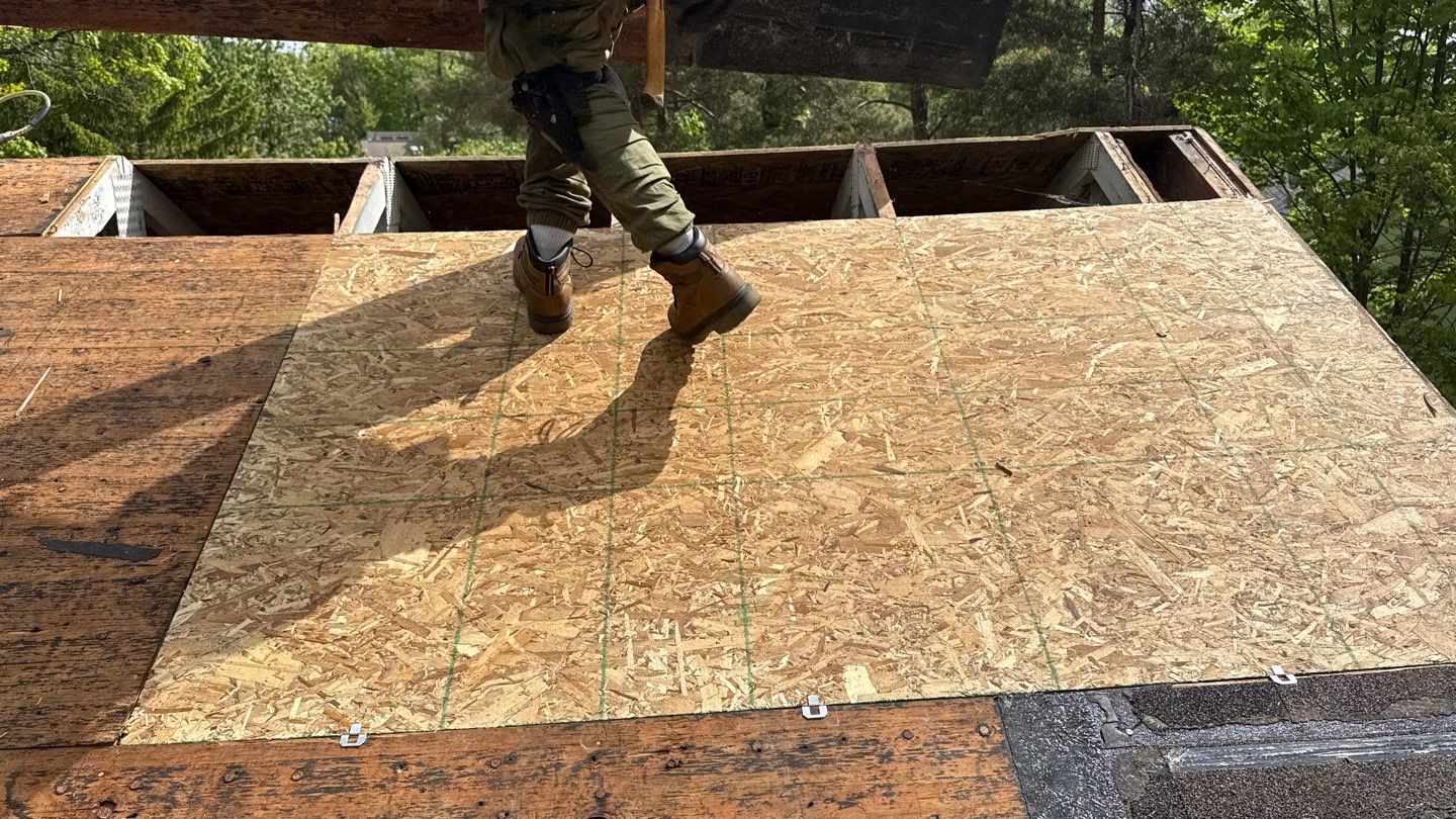 Roof Replacement using Owens Corning Desert Rose by 180 Contractors