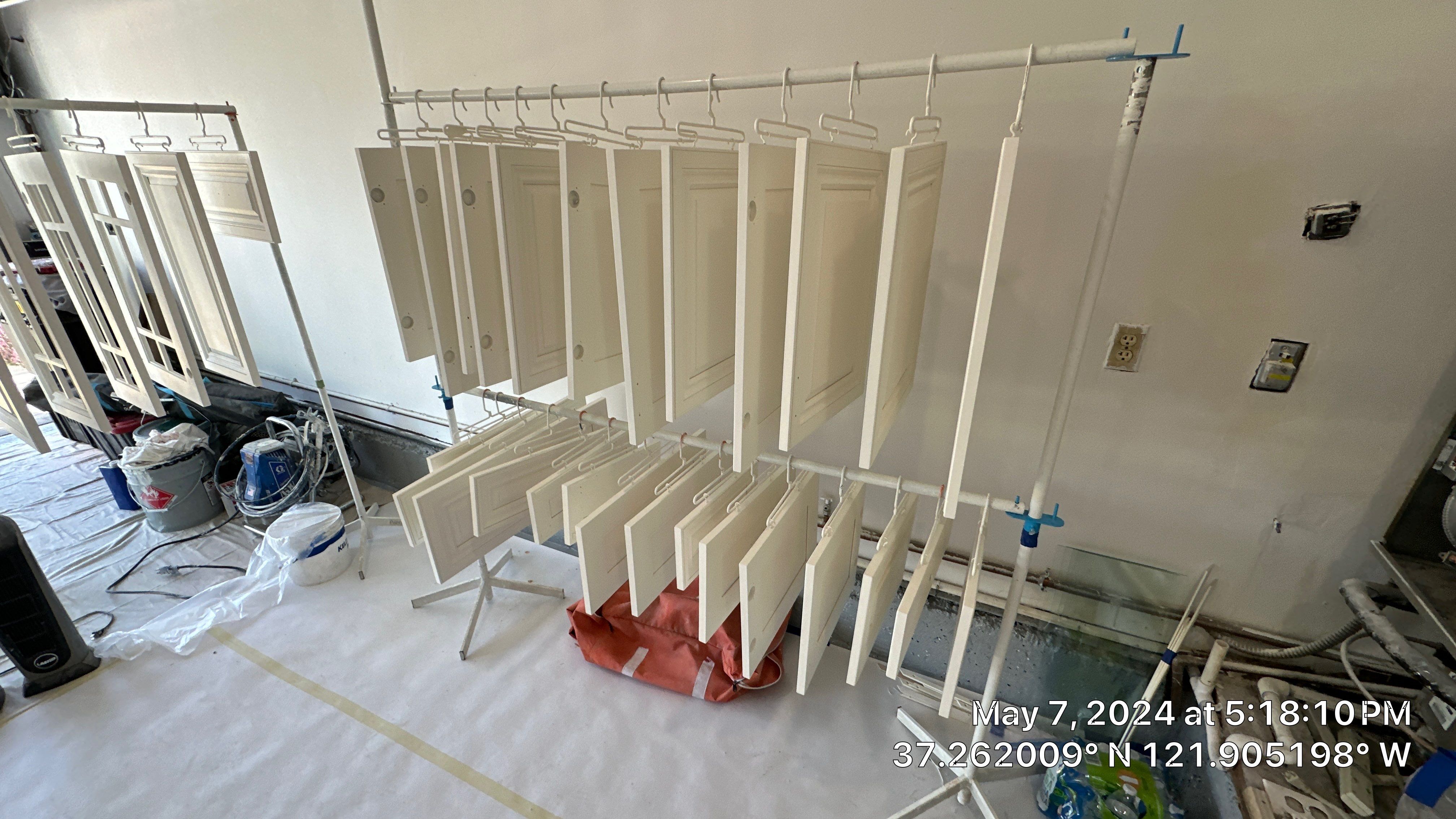 cabinet painting San Jose  by Herrera’s Bay Area Painting inc.