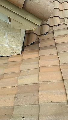 Tile Roof Repair using Concrete Roof Tile