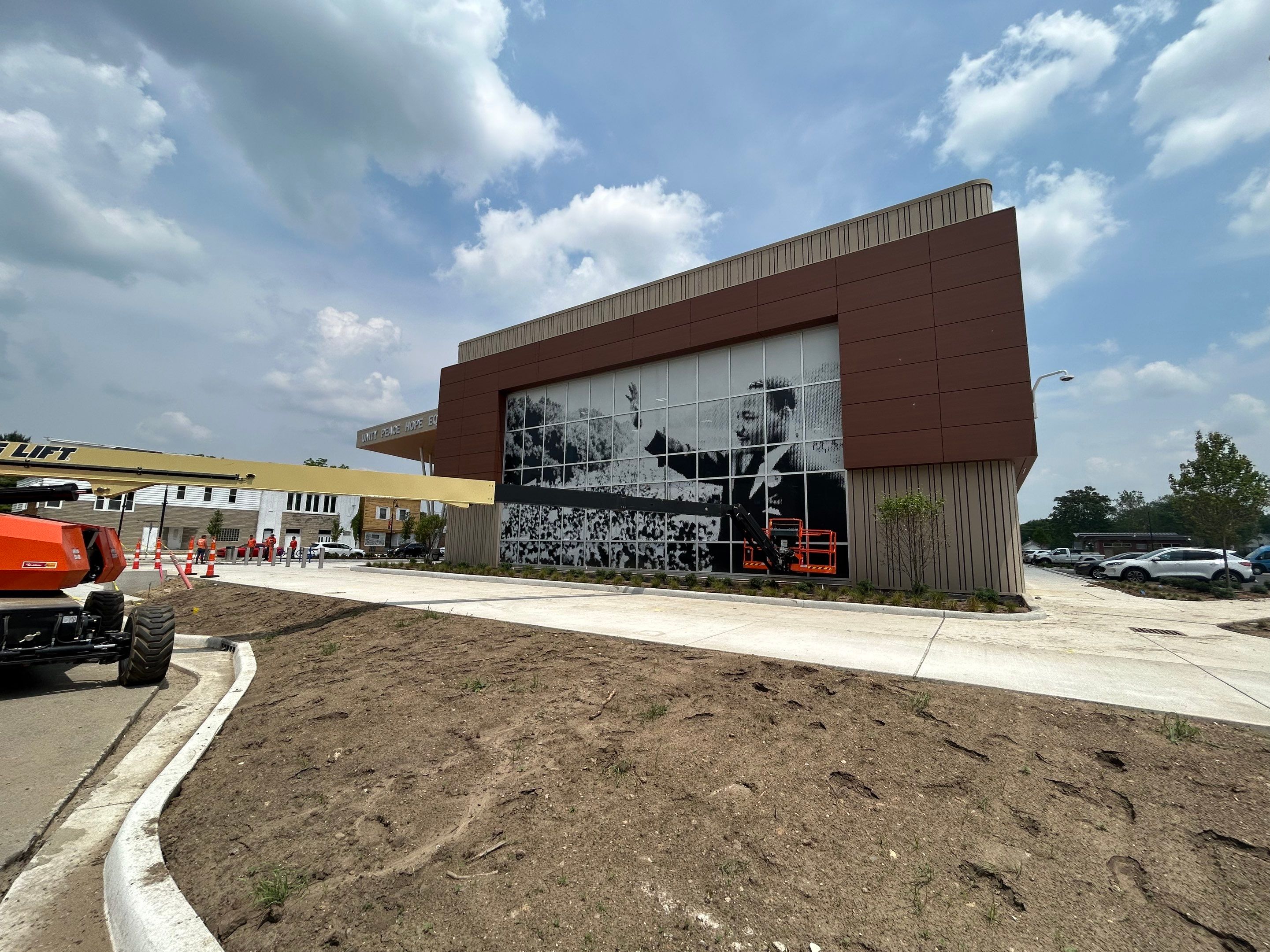 Community Center Facility Upgrades and Custom Monument Sign Installation by Hayes Design co